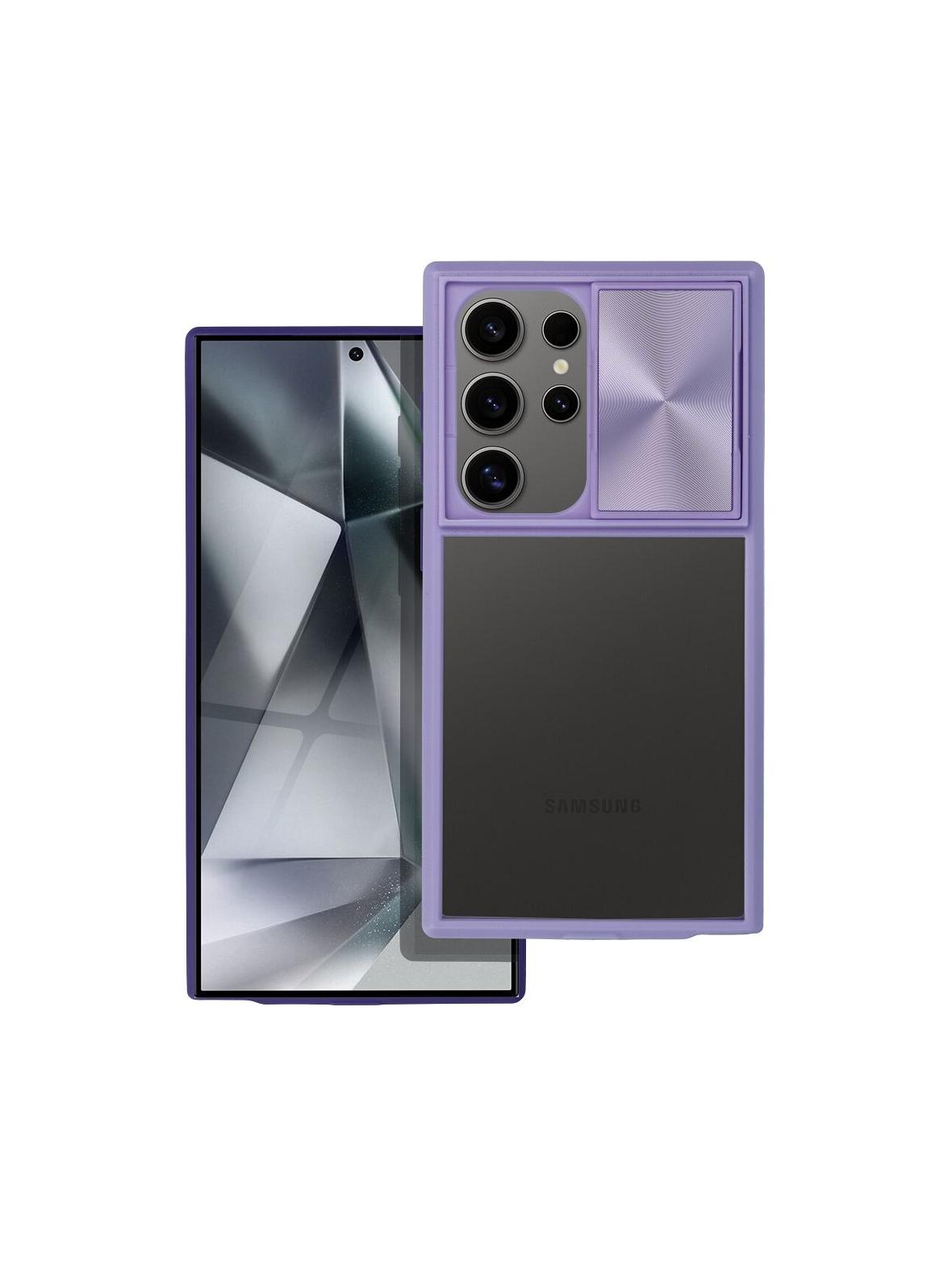 Futerał SLIDER do SAMSUNG S24 Ultra fioletowy