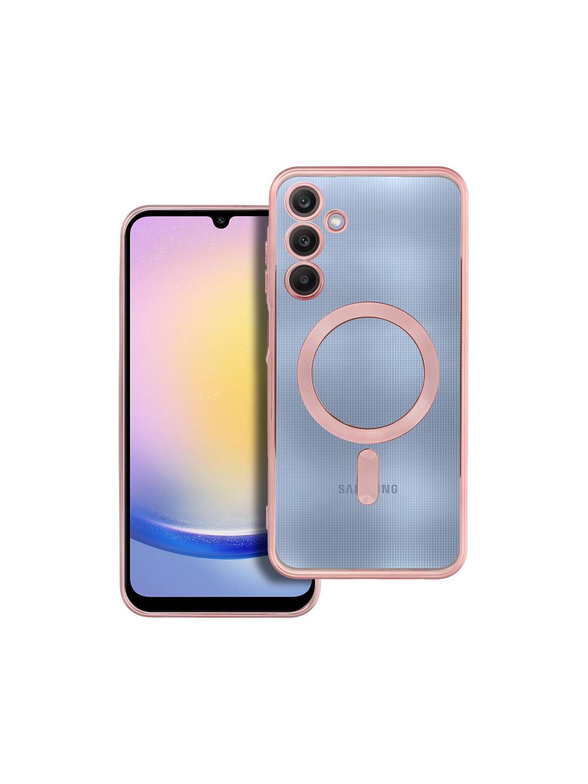 Futerał ELECTRO MAG COVER kompatybilny z MagSafe do SAMSUNG A25 złoty róż