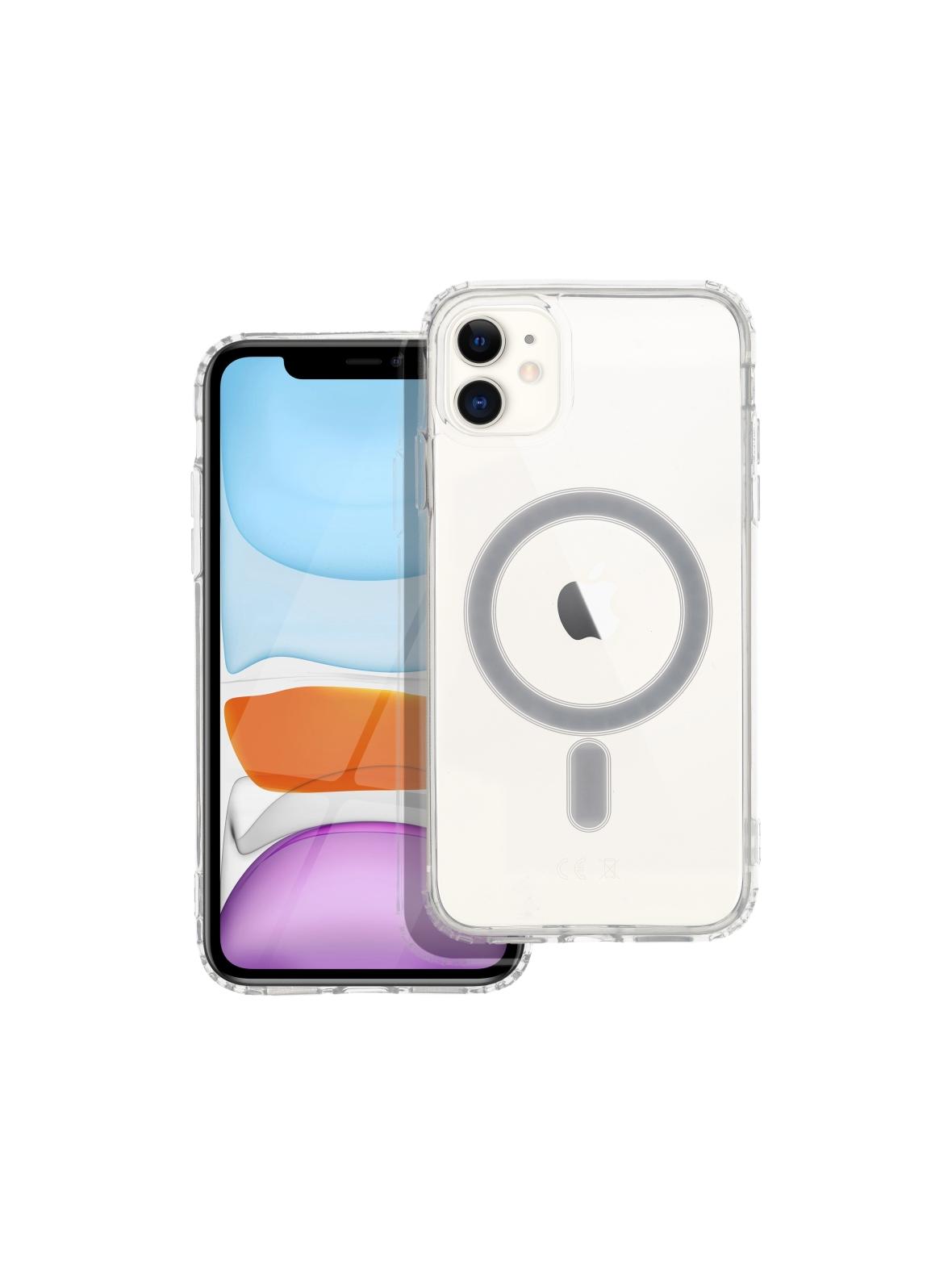 Futerał Clear Mag Cover zgodny z  MagSafe do iPhone 11 transparentny