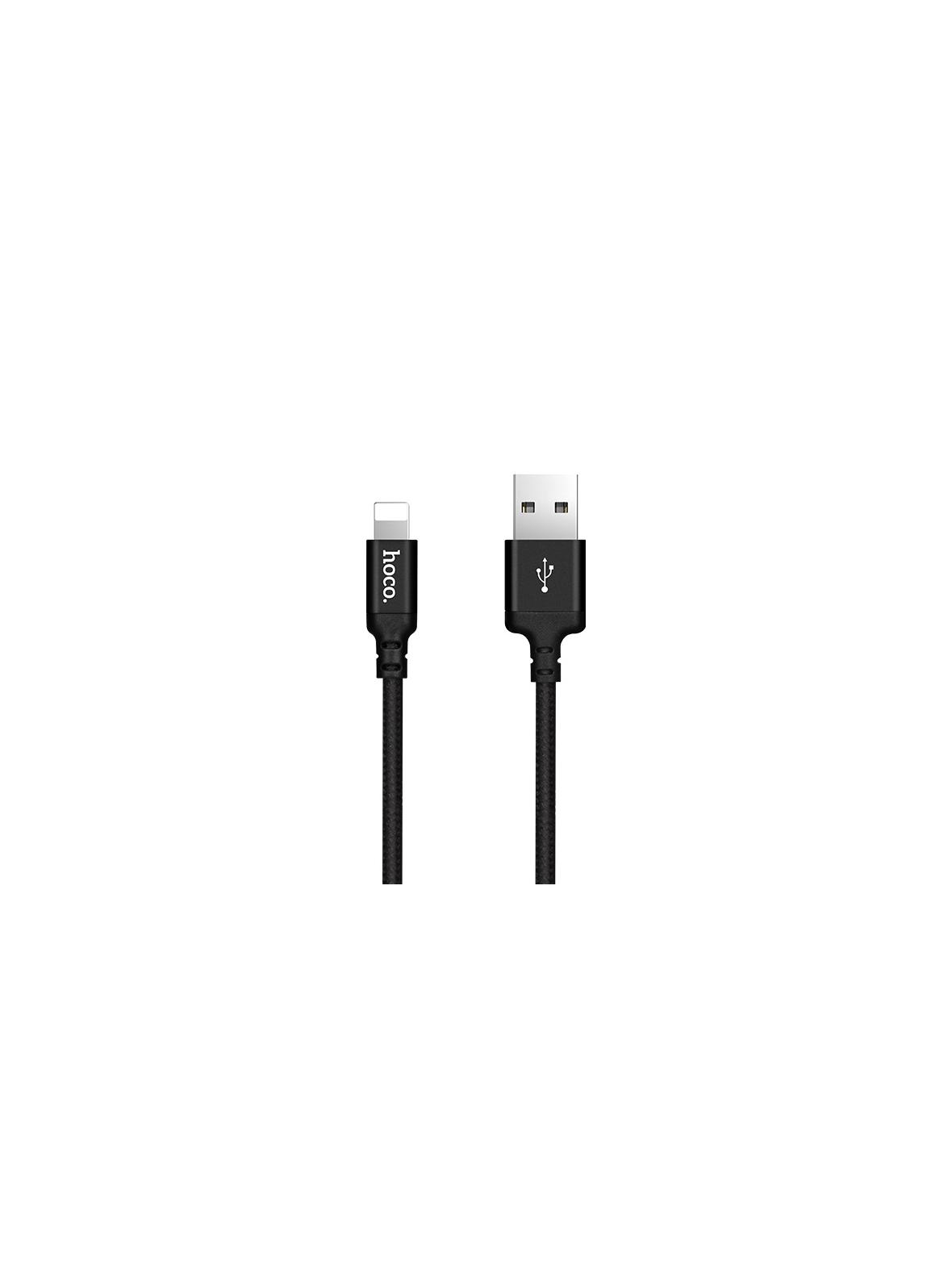 Kabel USB A do Lightning Hoco 2A 2 m X14 czarny