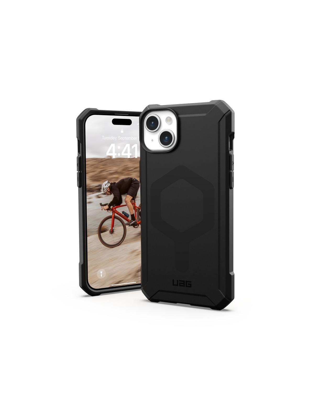 UAG Urban Armor Gear futerał ESSENTIAL kompatybilny z MagSafe do IPHONE 15 Plus black