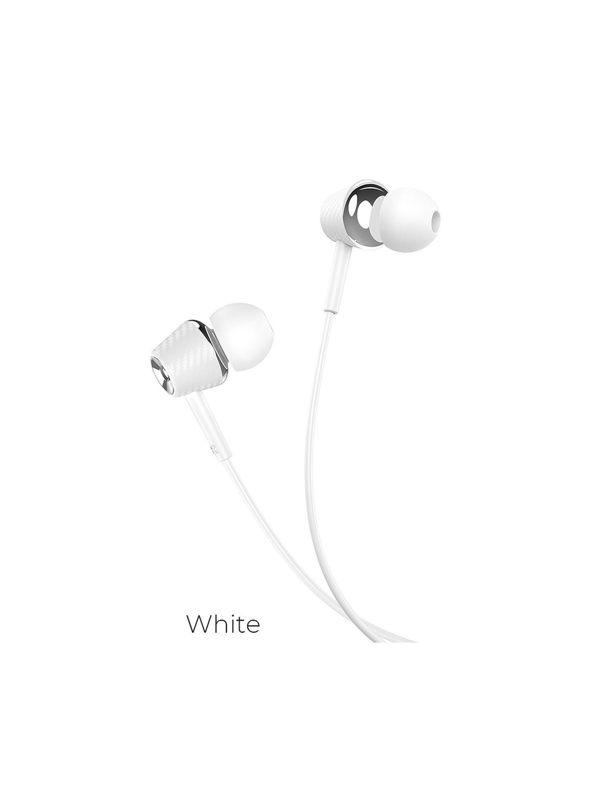 Słuchawki przewodowe douszne Jack 3,5 mm Hoco M70 białe