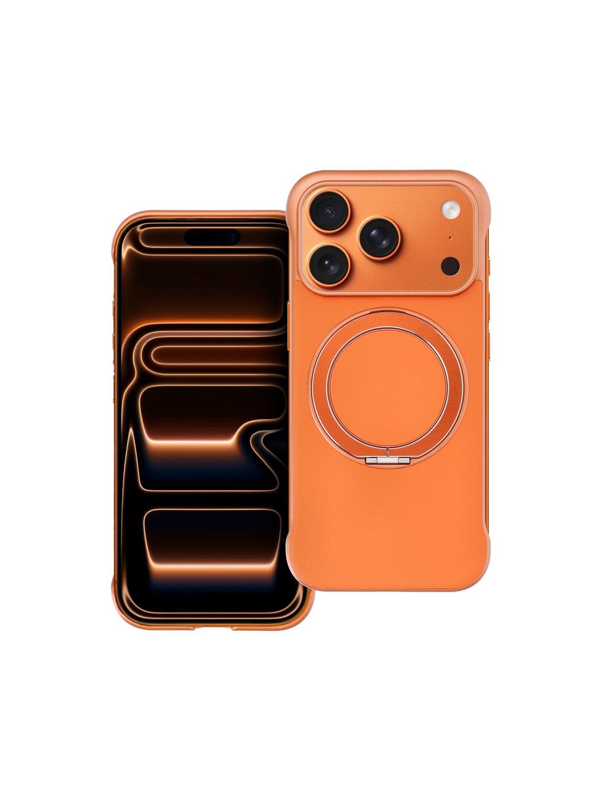 Futerał EDGE FREE kompatybilny z MagSafe do IPHONE 17 Pro pomarańczowy