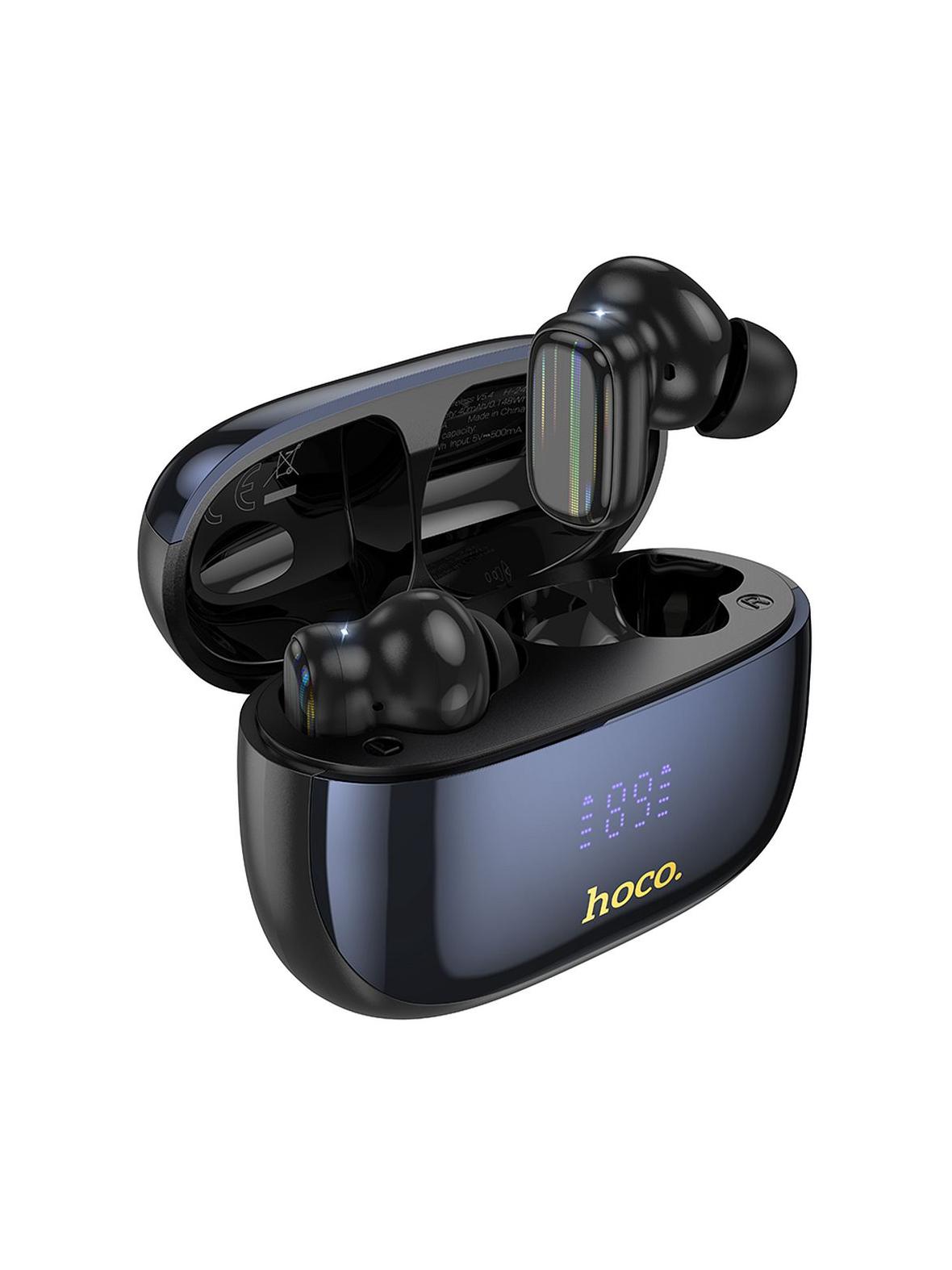 Słuchawki bezprzewodowe douszne Hoco TWS ANC + ENC EQ20 czarne