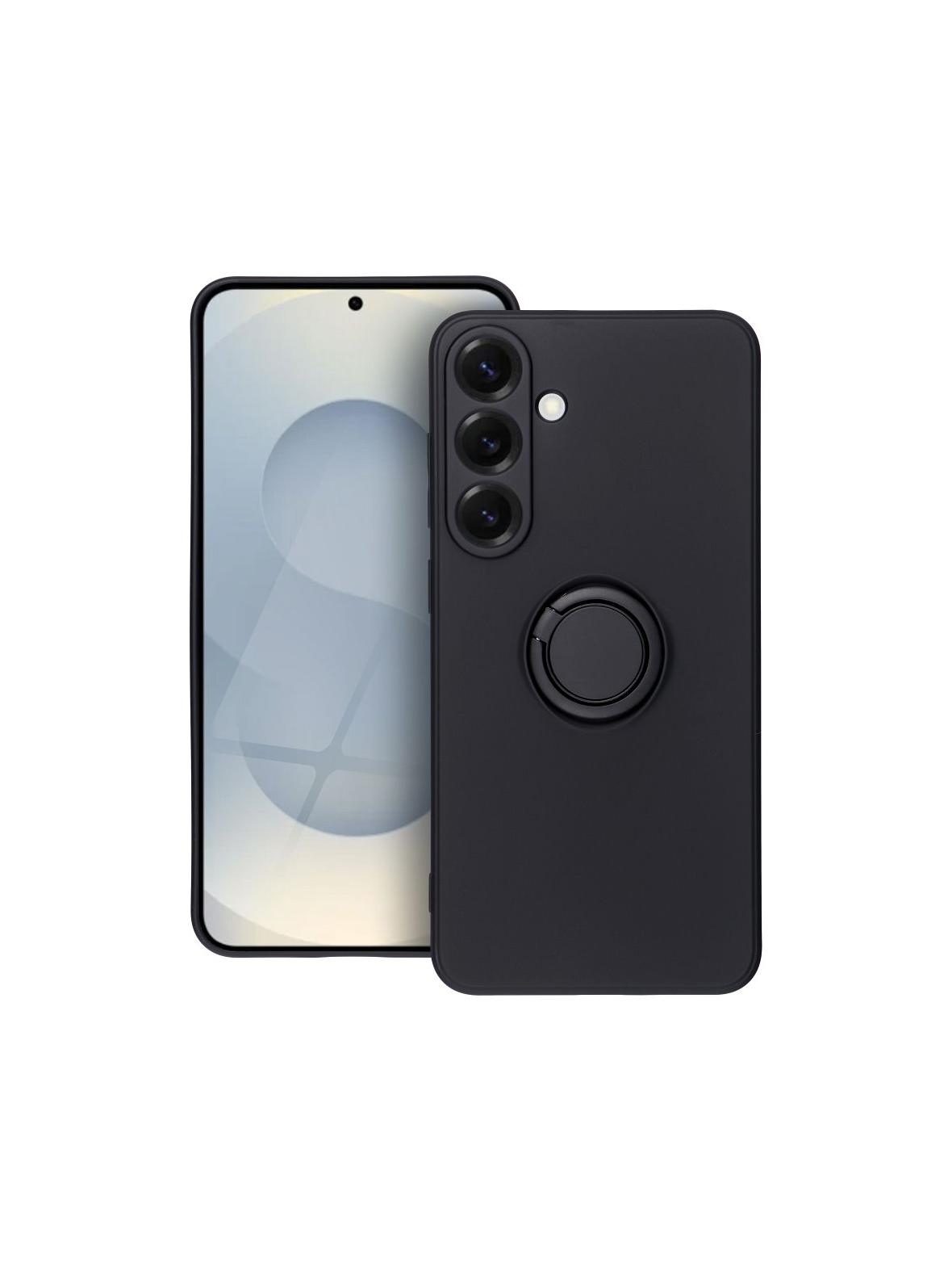 Futerał SILICONE RING do SAMSUNG S25 Plus czarny