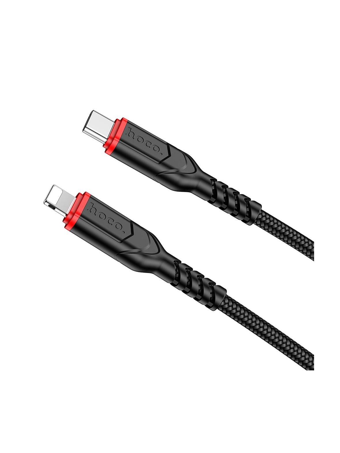 Kabel USB C do Lightning Hoco PD 3A 20W 1 m X59 czarny