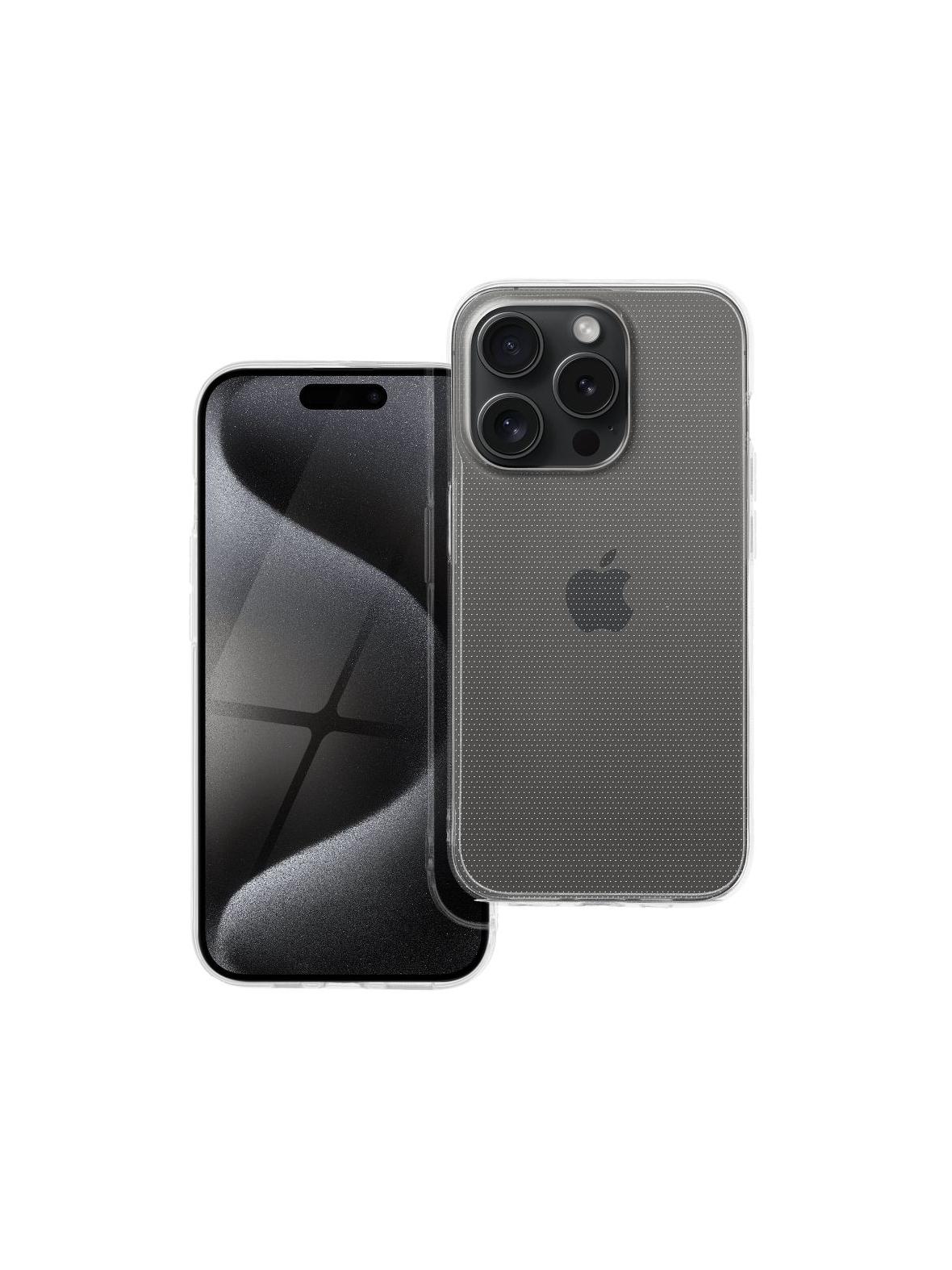 Futerał CLEAR CASE 2 mm do IPHONE 15 Pro transparentny