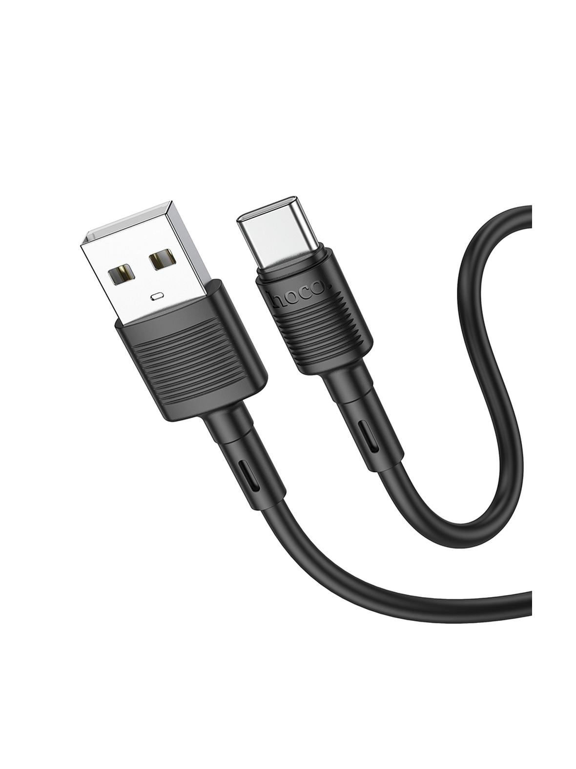 Kabel USB A do USB C Hoco 3A 1 m X83 czarny