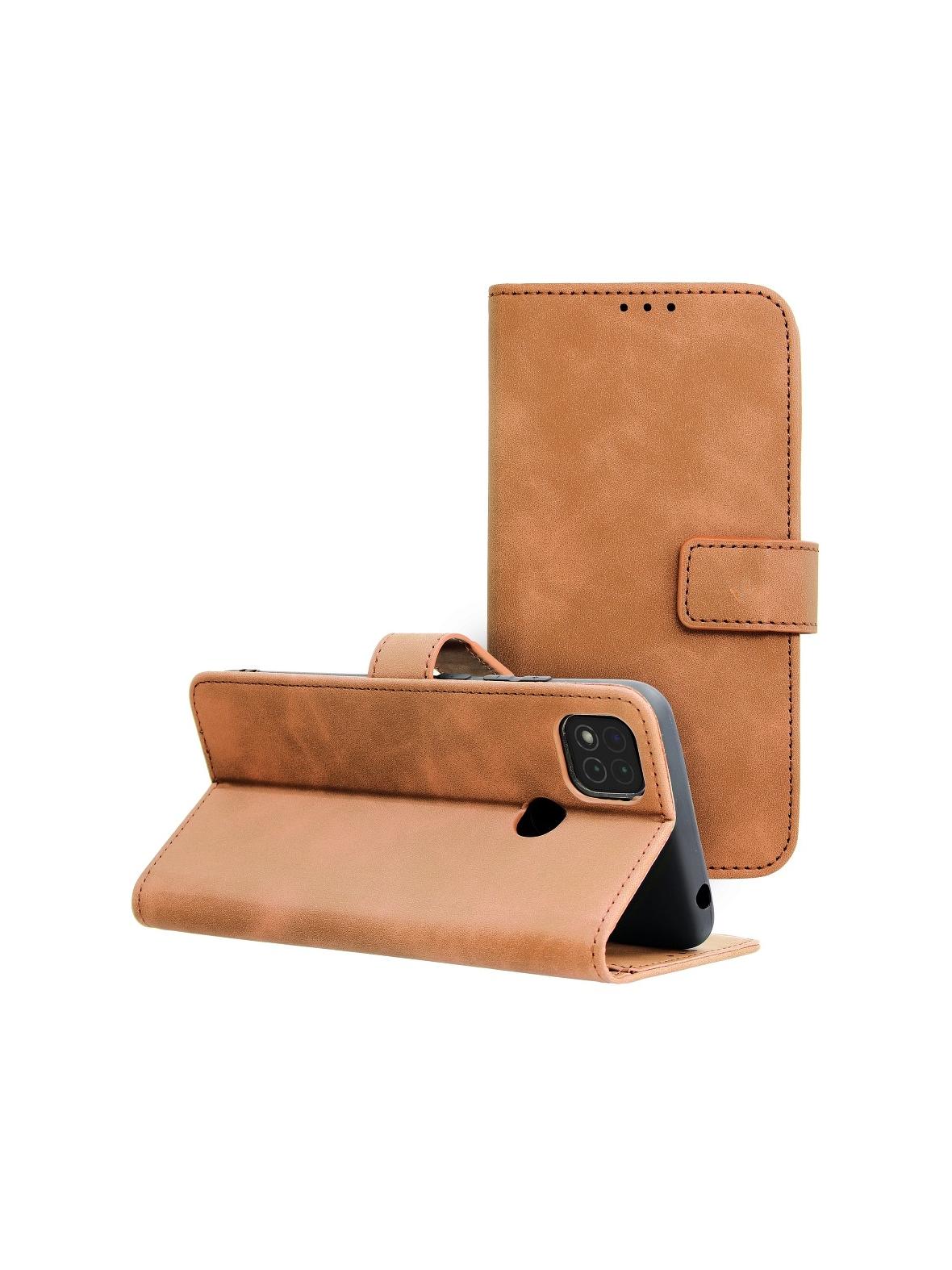 Kabura TENDER Book do XIAOMI Redmi 9C / 9C NFC brązowy