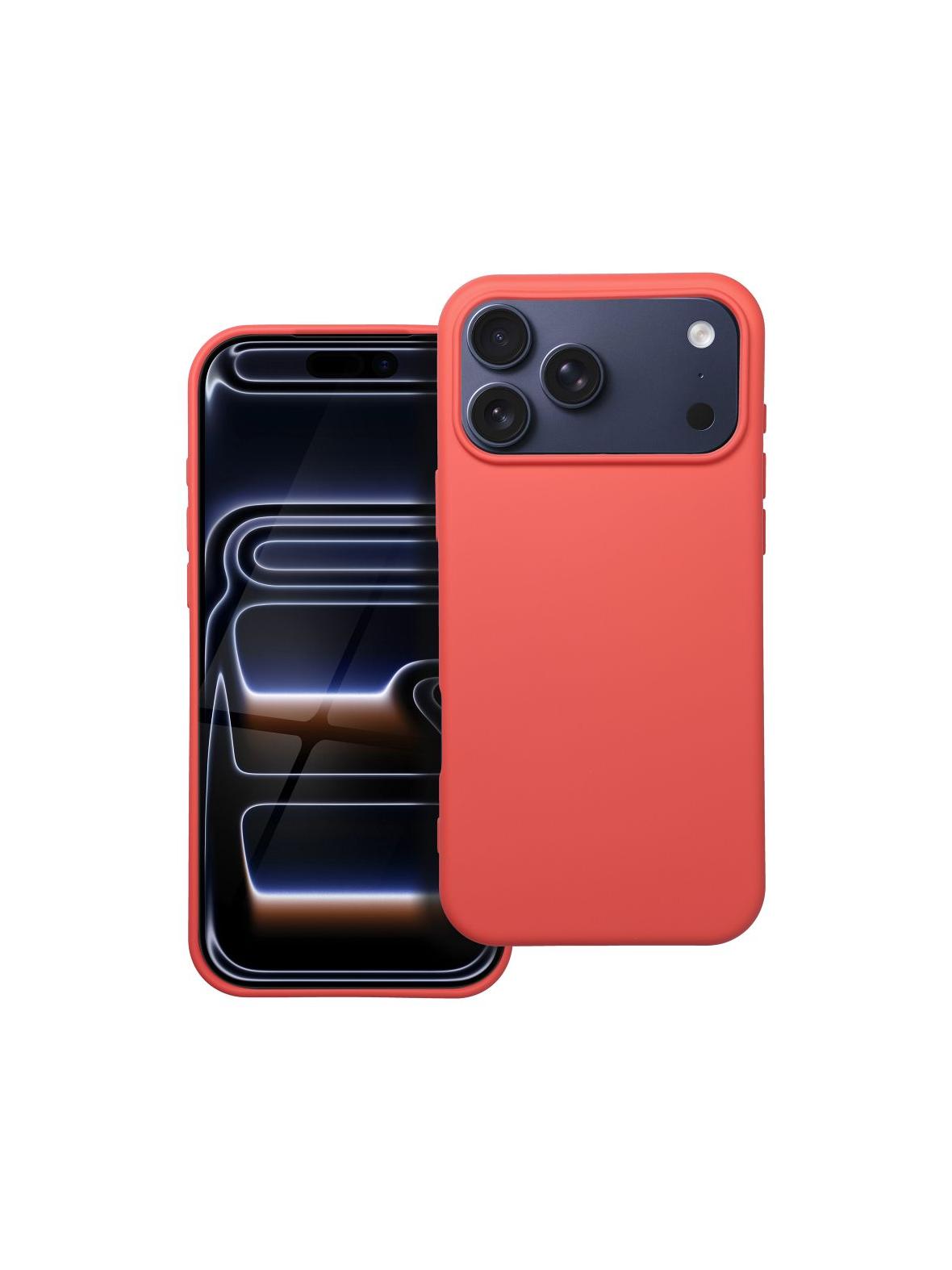 Futerał SILICONE do IPHONE 17 Pro Max brzoskwiniowy