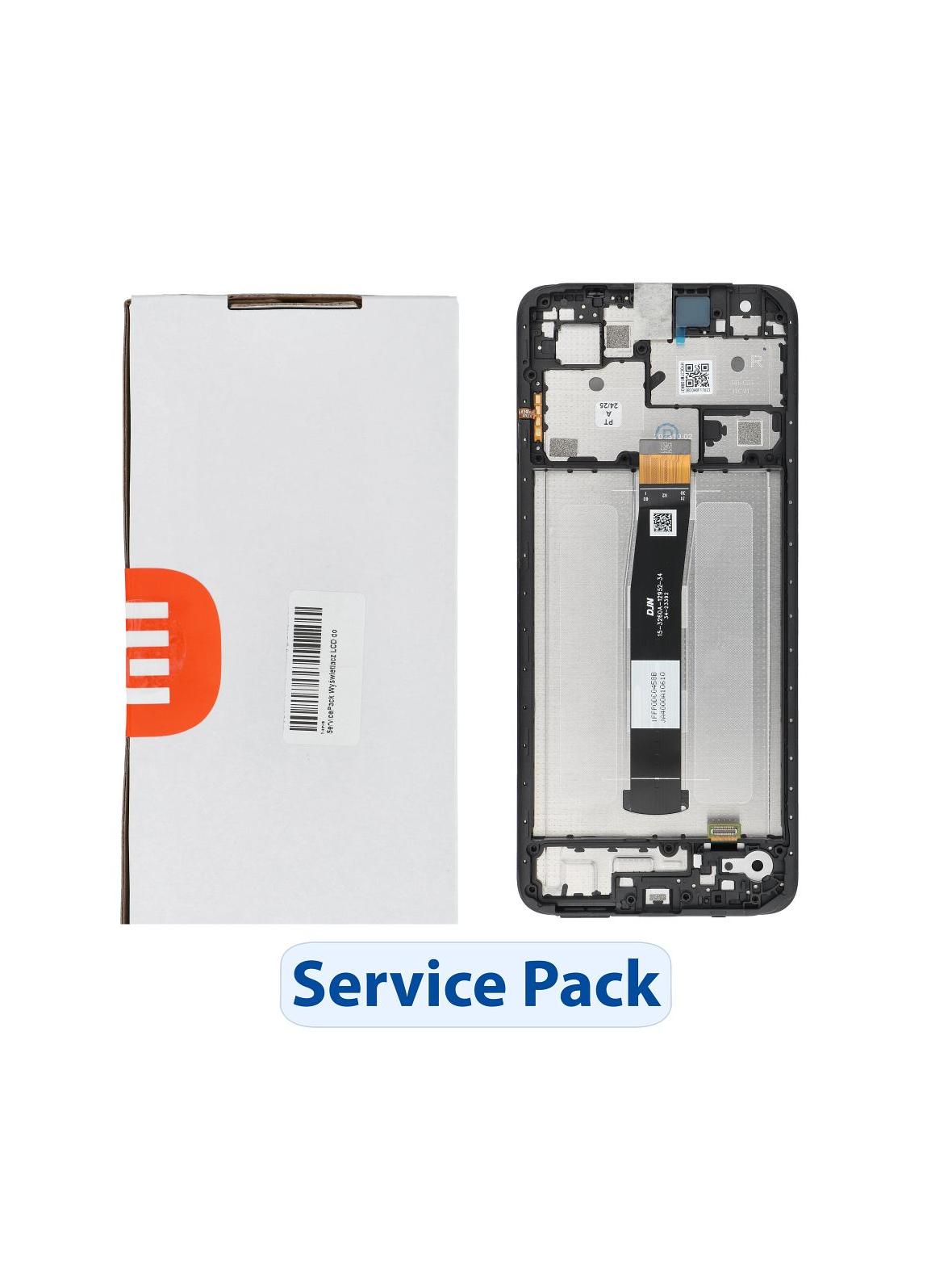 ServicePack Wyświetlacz LCD do XIAOMI Redmi 12C Gray 5600010C3T00