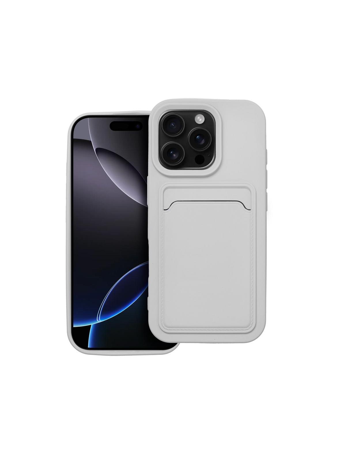 Futerał CARD CASE do IPHONE 16 Pro biały