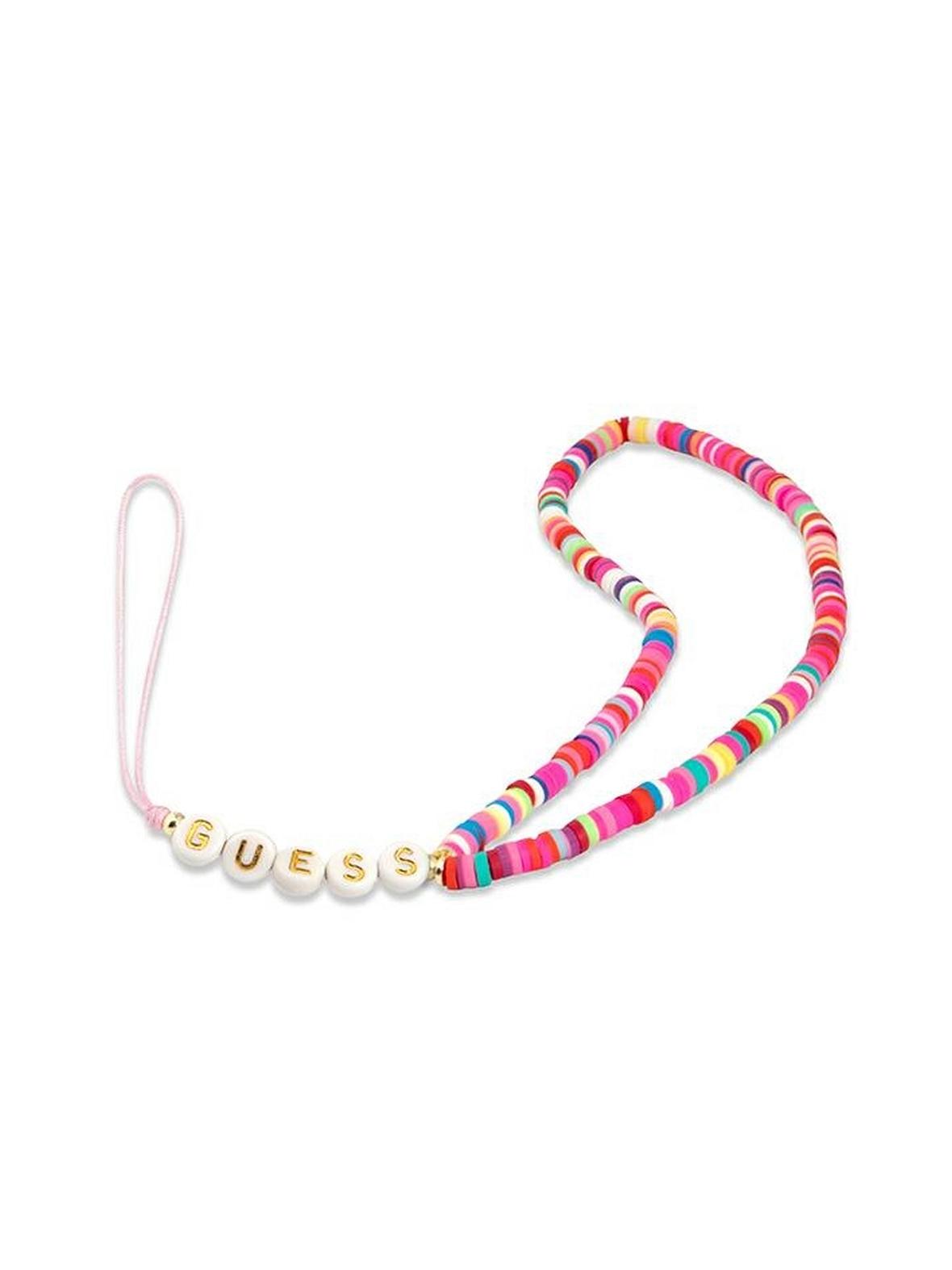 GUESS zawieszka GUSTGMPP wielokolorowa różowa