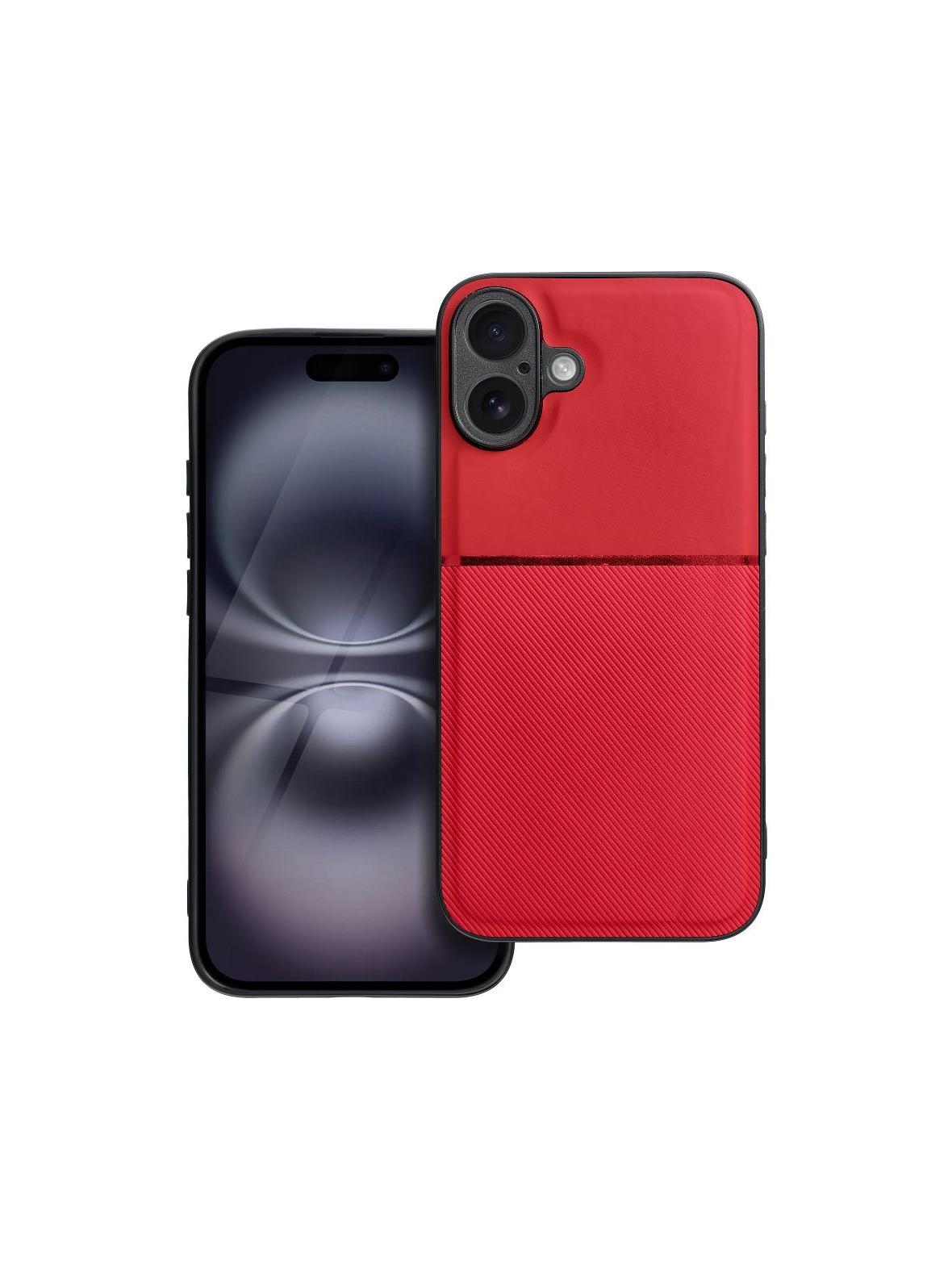 Futerał NOBLE do IPHONE 16 Plus czerwony