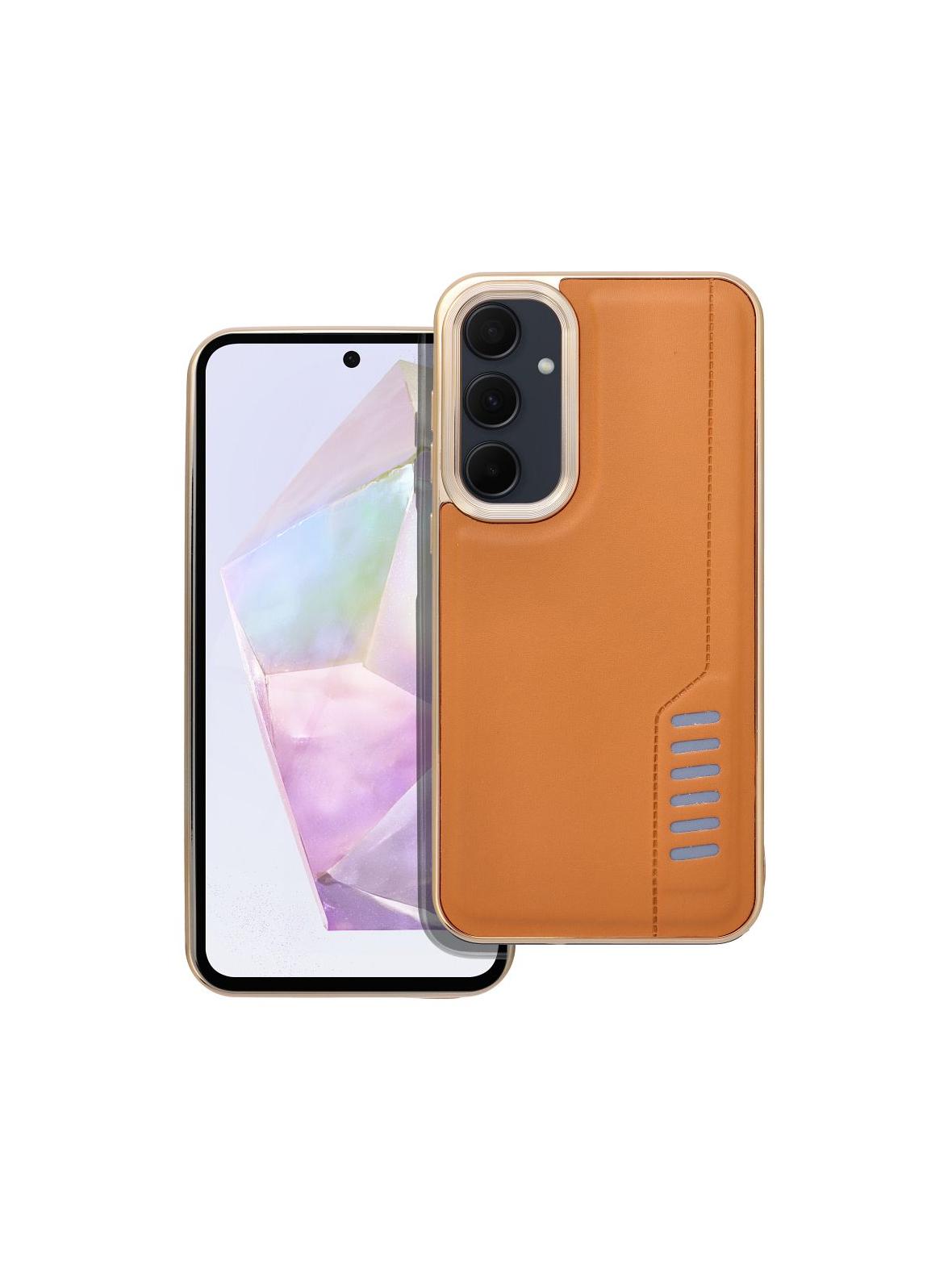 Futerał MILANO do SAMSUNG A35 5G brązowy