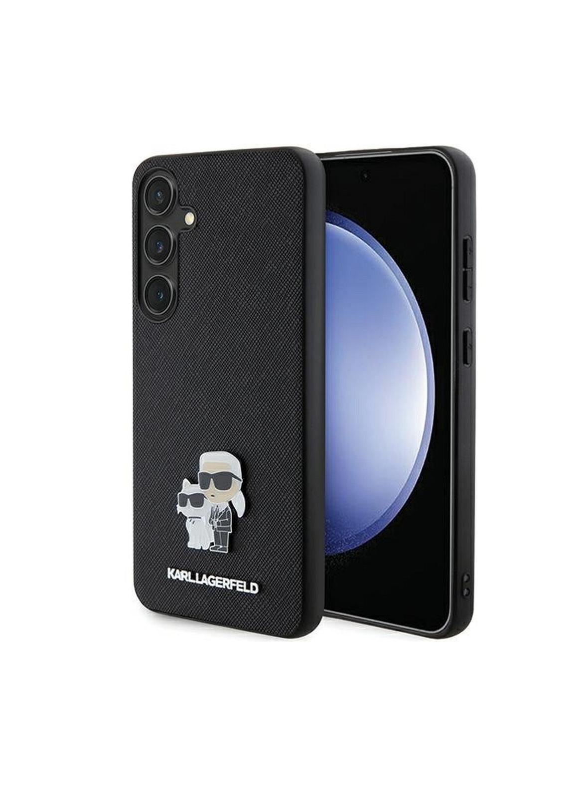 KARL LAGERFELD futerał do SAMSUNG S24 KLHCS24SPSAKCMPK (SAFFIANO KC PIN) czarny