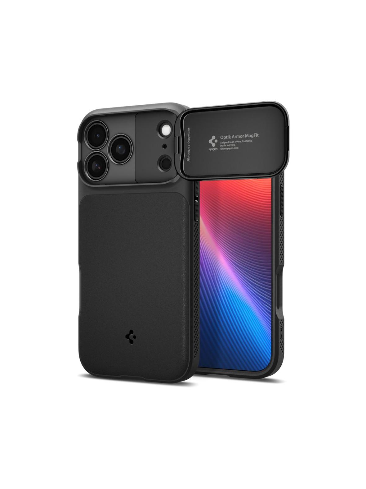 SPIGEN futerał OPTIK ARMOR MAG do IPHONE 17 Pro Max black