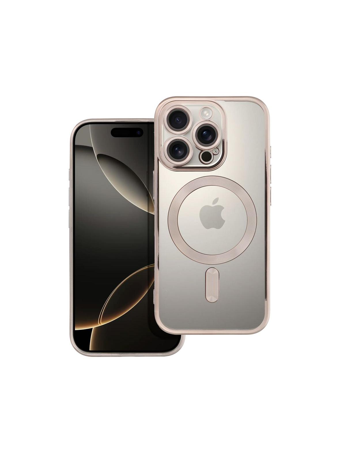 Futerał ELECTRO MAG COVER kompatybilny z MagSafe do IPHONE 16 Pro tytanowy szary