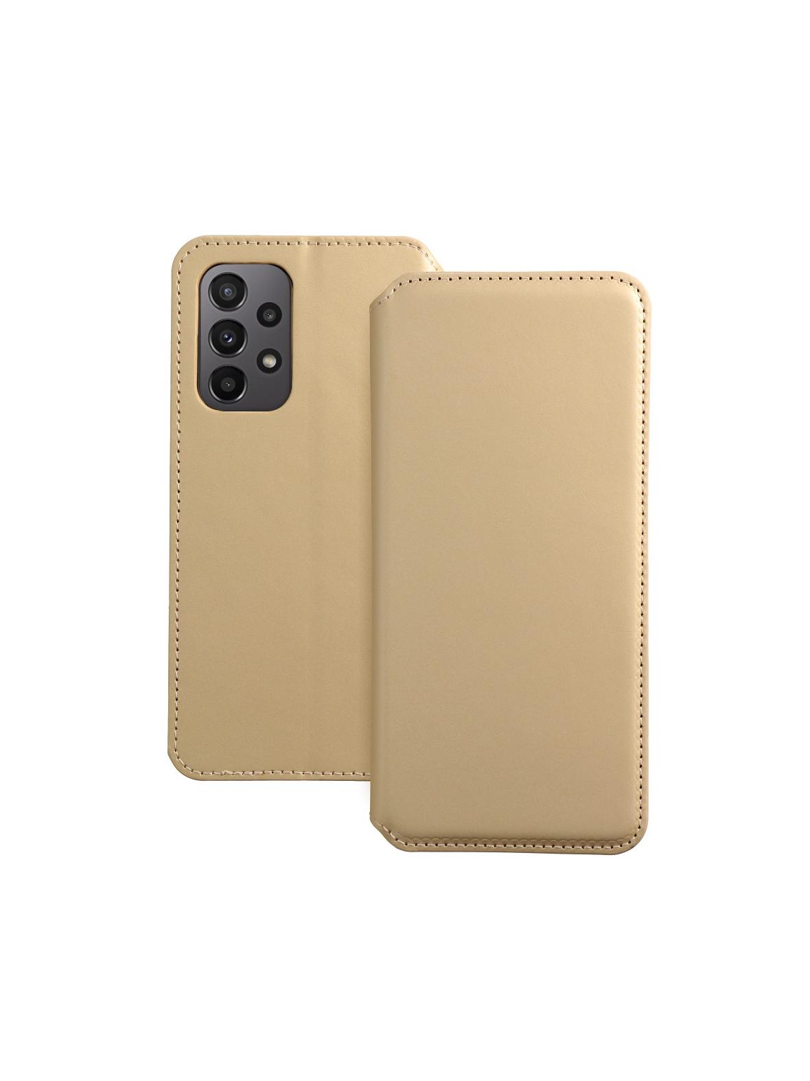 Kabura DUAL POCKET Book do SAMSUNG A23 5G złoty