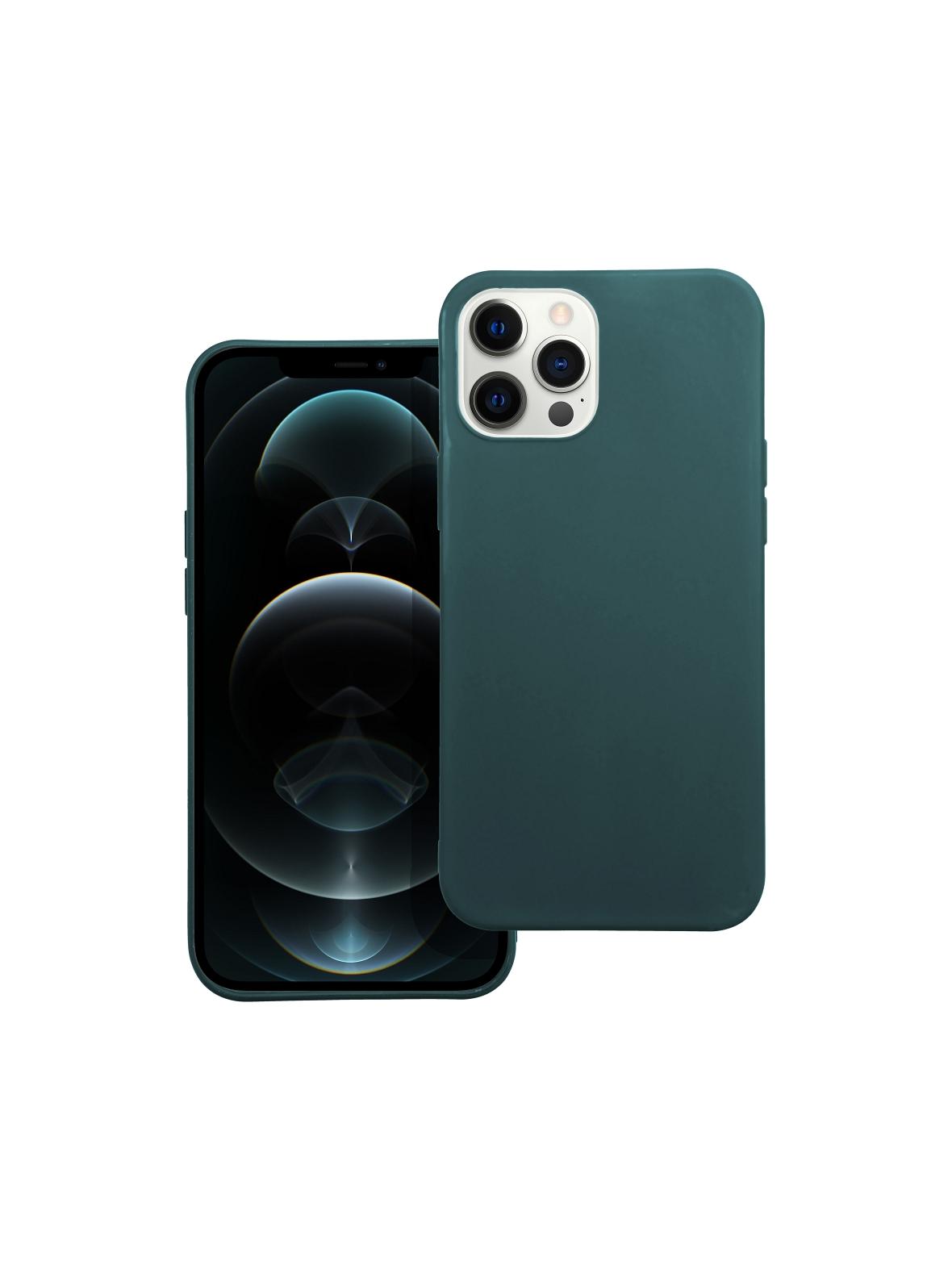 Futerał MATT do IPHONE 12 Pro Max ciemnozielony