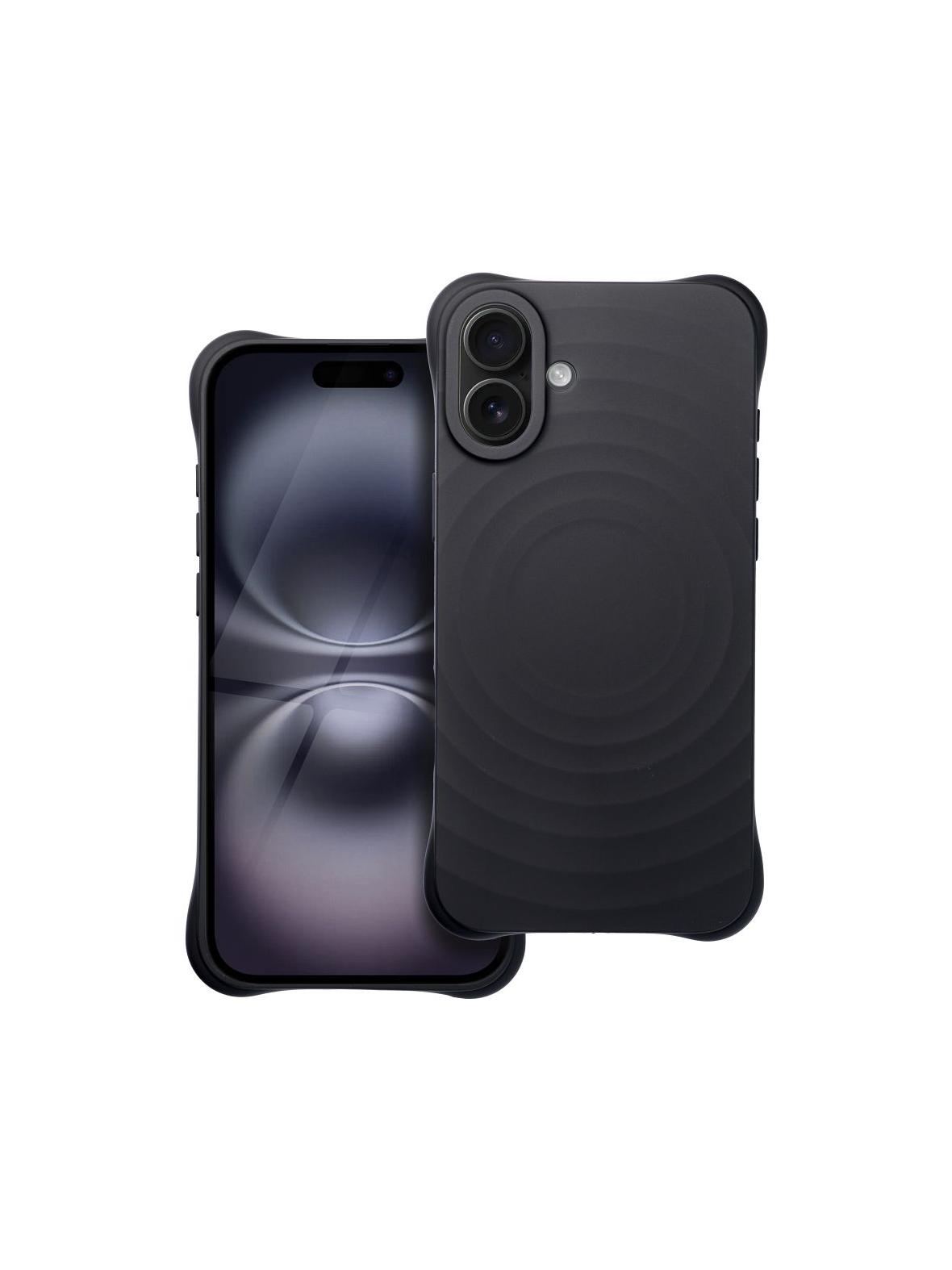 Silicone Zephyr Mag Cover kompatybilny z MagSafe do IPHONE 16 PLUS czarny