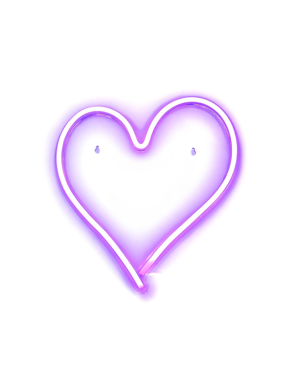 NEON NA ŚCIANĘ LED na USB - SERCE model