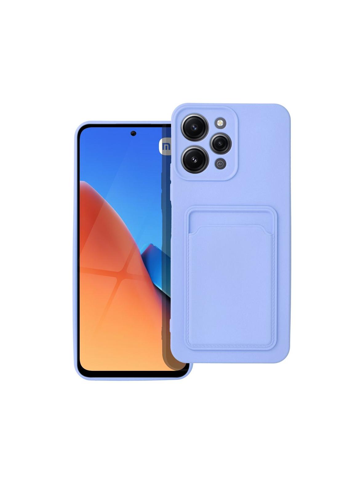 Futerał CARD CASE do XIAOMI Redmi 12 4G fioletowy