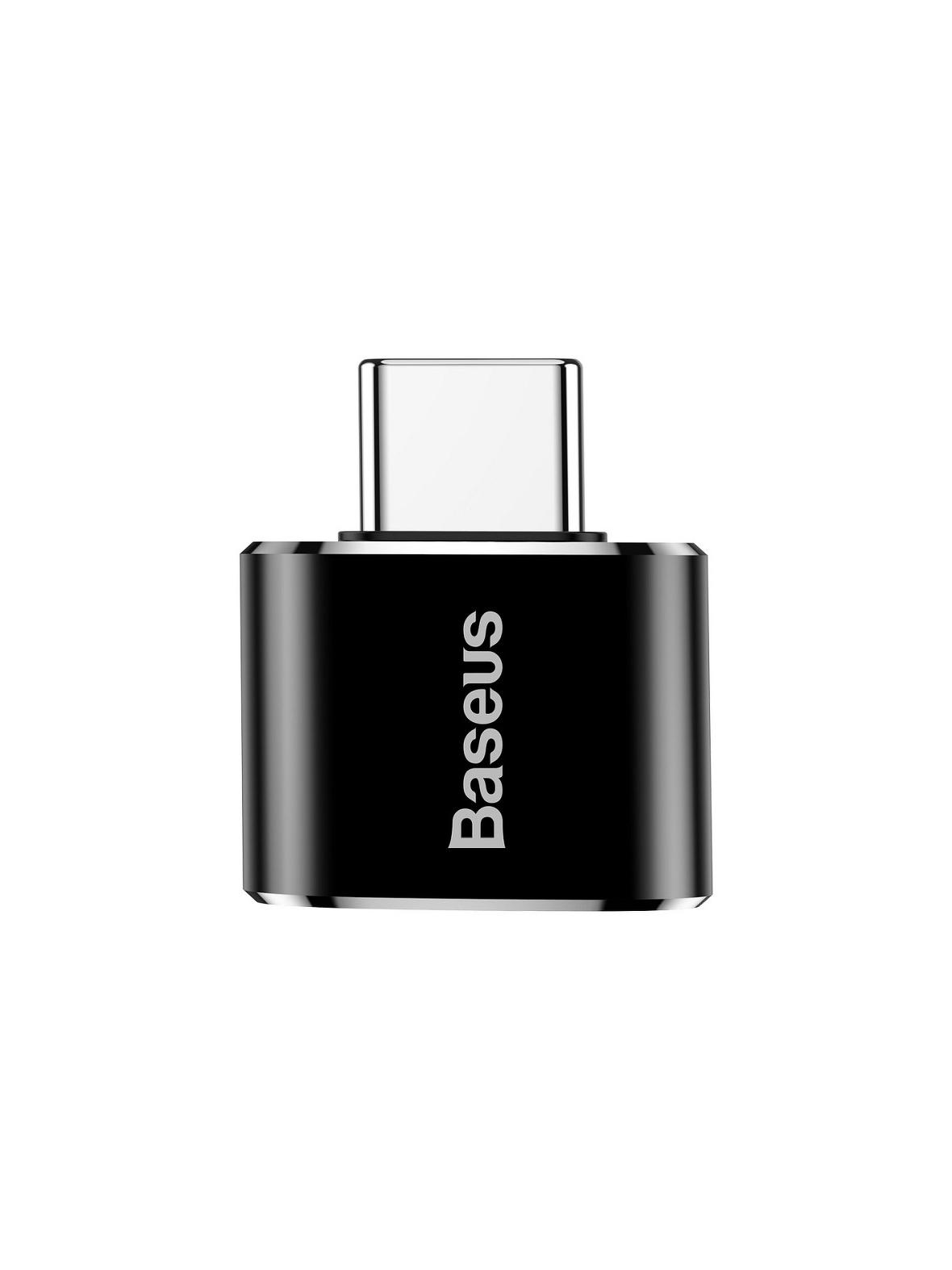 BASEUS adapter OTG Typ C (męski) do USB A (żeński) 2,4A CATOTG-01 czarny