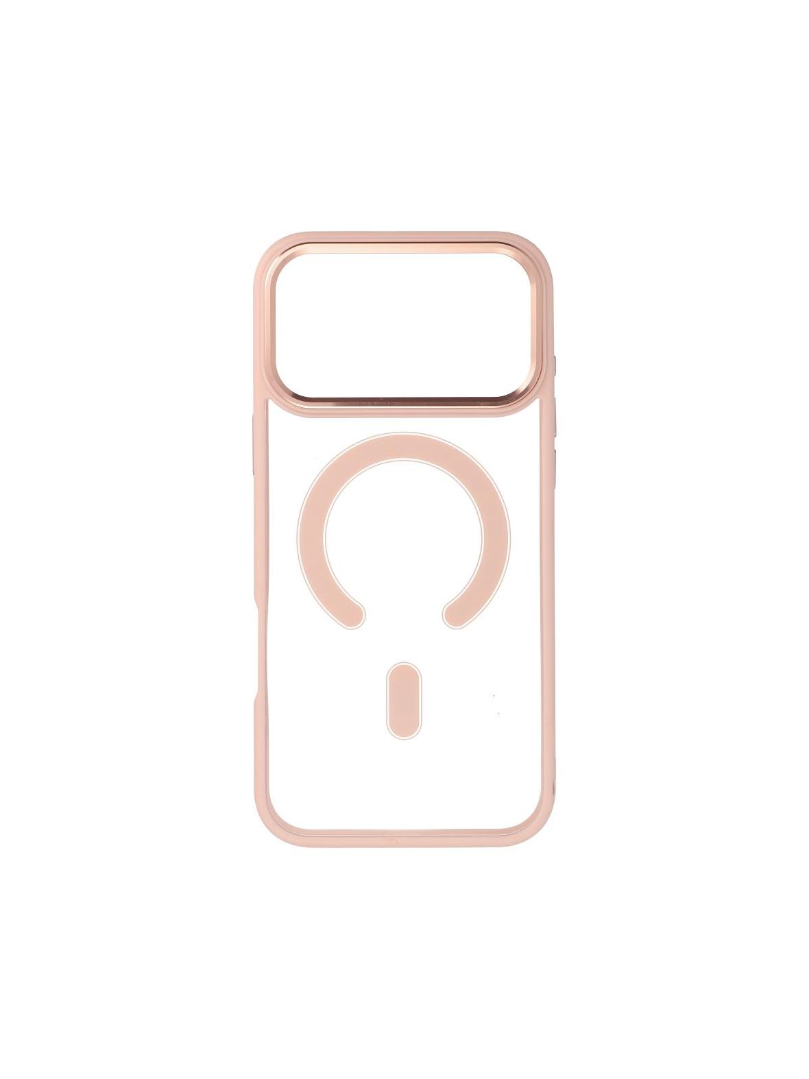 Futerał do iPhone 17 PRO MAX Color Edge Mag Cover zgodny z MagSafe różowy