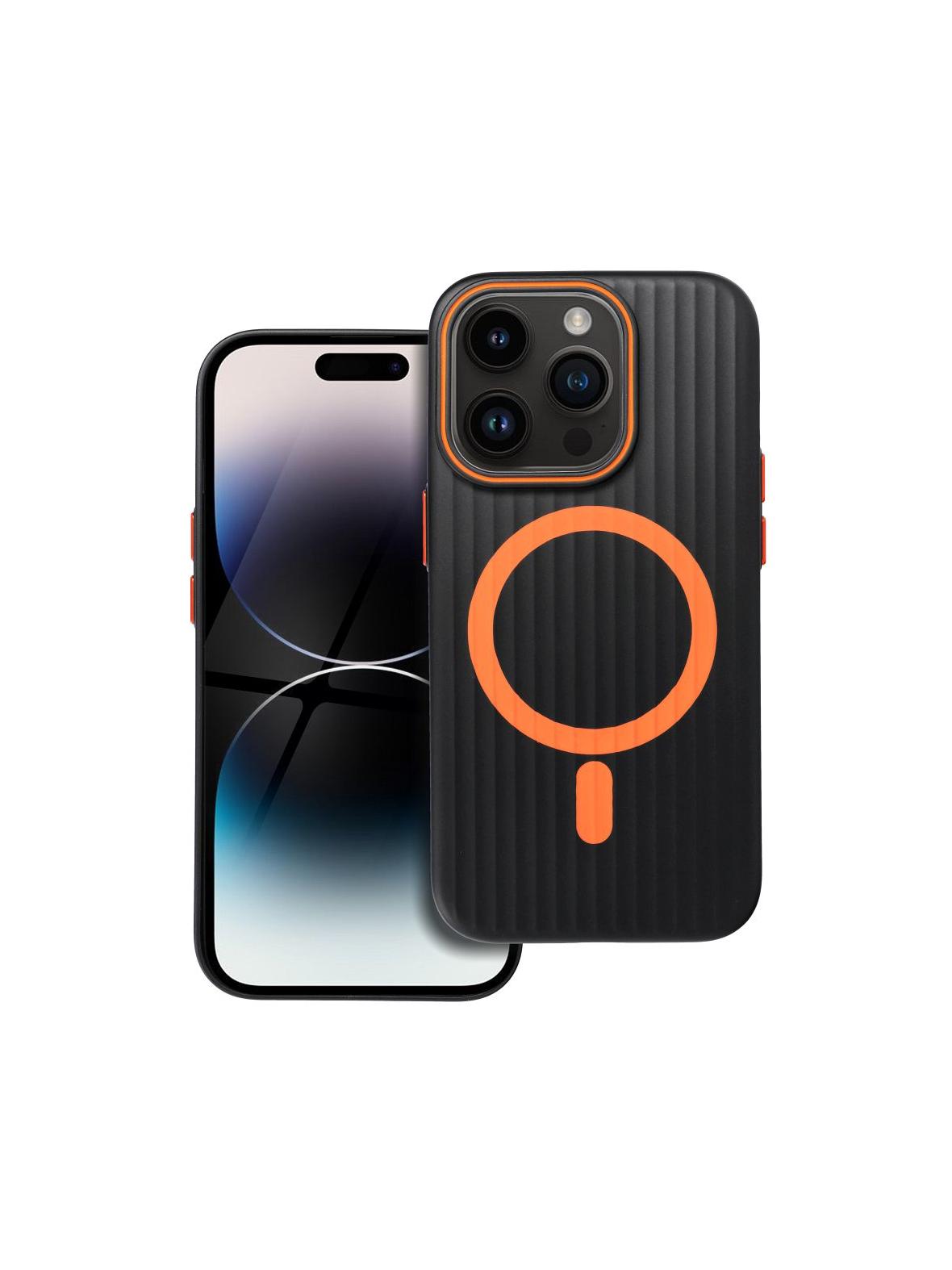 Futerał SIMPLY kompatybilny z MagSafe do IPHONE 14 Pro tytan czarny