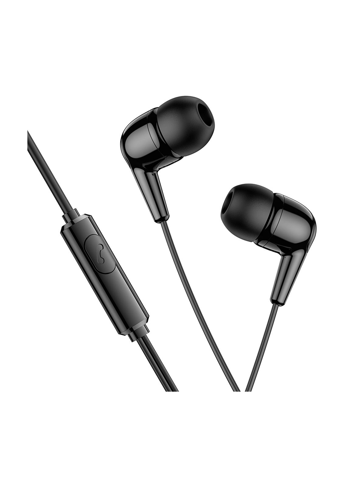 Słuchawki przewodowe douszne Jack 3,5 mm Hoco M97 czarne