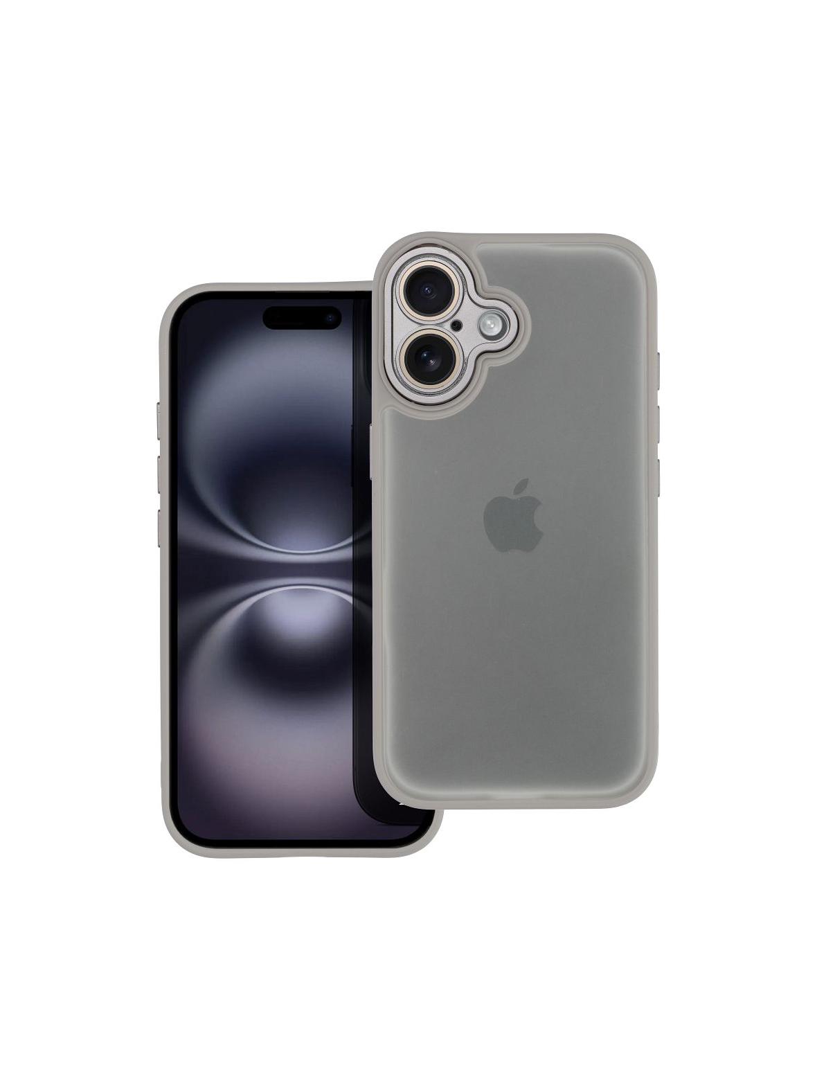 Futerał VARIETE do IPHONE 16 stalowy