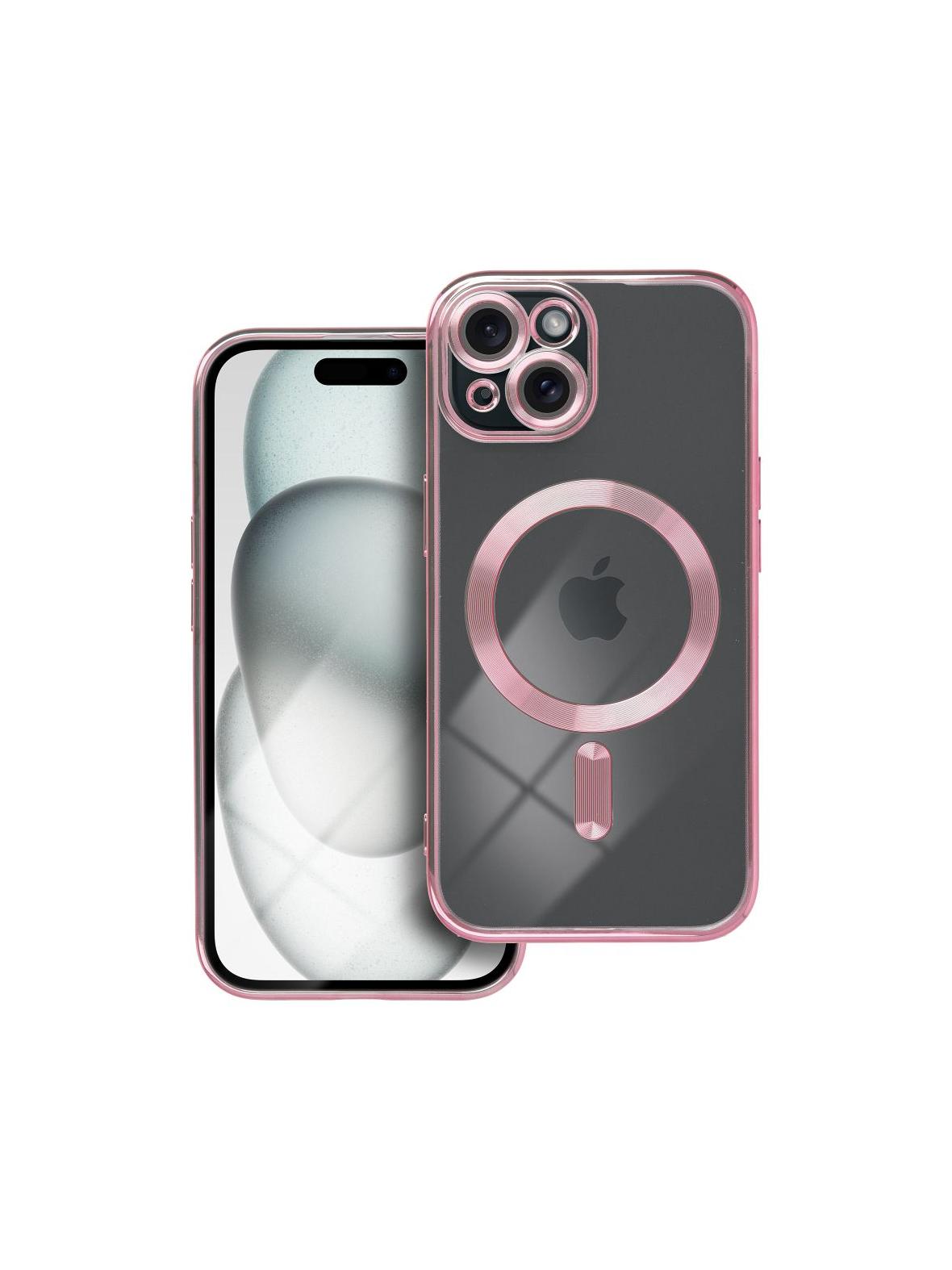 Futerał ELECTRO MAG COVER kompatybilny z MagSafe do IPHONE 15 złoty róż