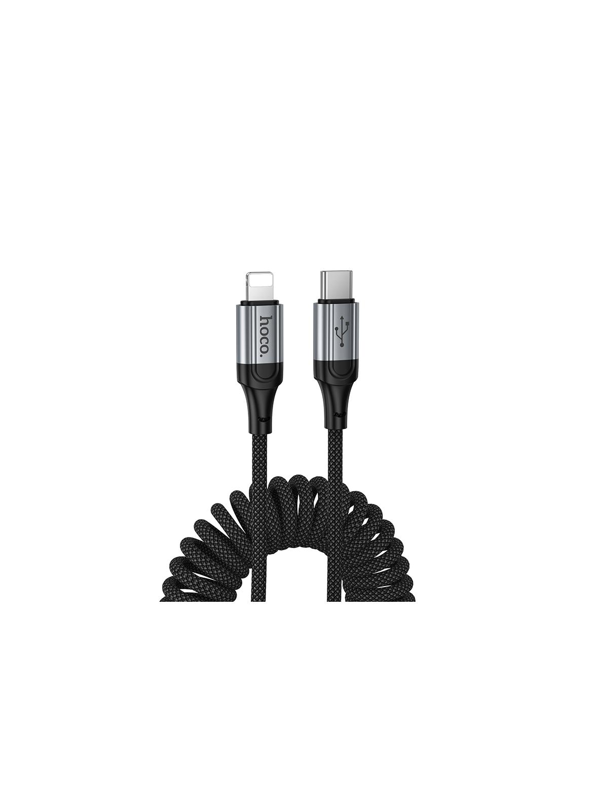 Kabel USB C do Lightning Hoco PD 2,4A 1,5 m X121 czarny
