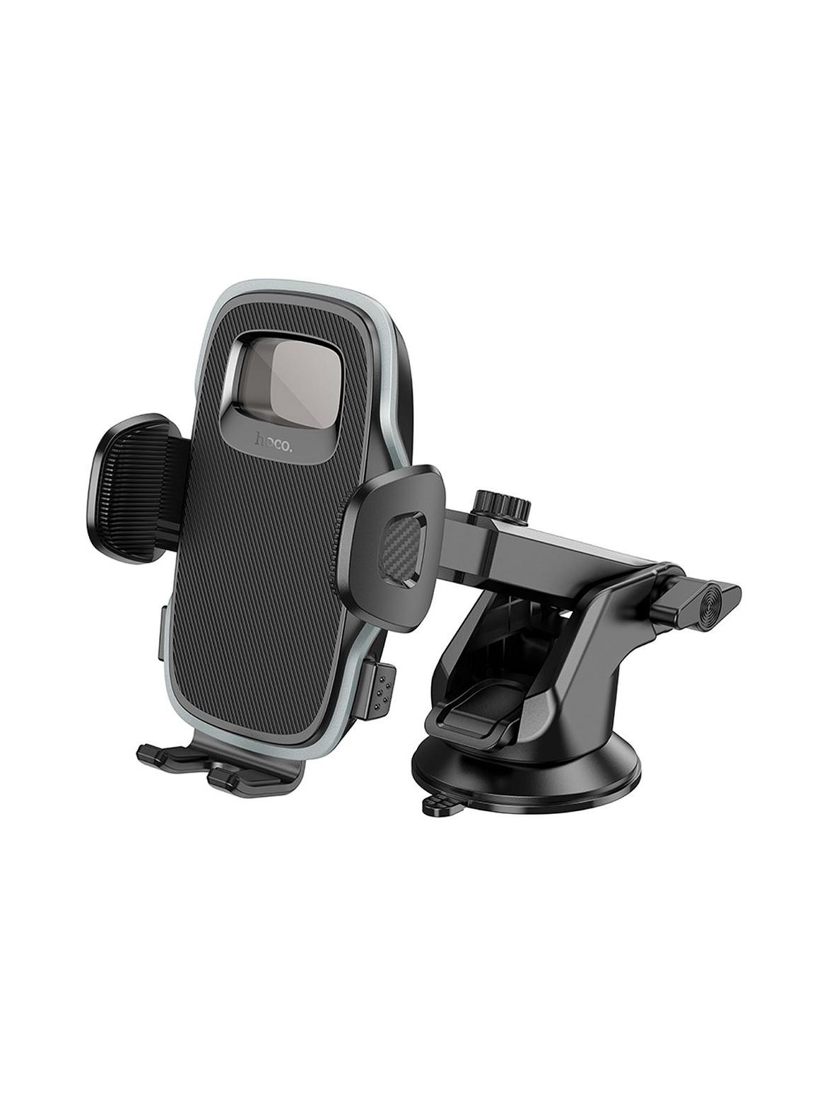 Uchwyt na telefon do samochodu uniwersalny Hoco do szyby / deski H15 czarny