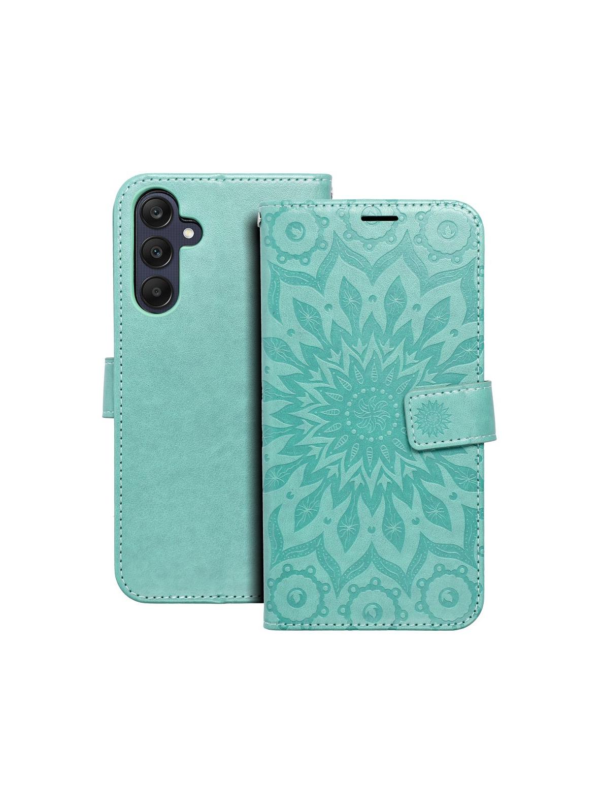 Kabura MEZZO Book do SAMSUNG A25 5G mandala zielony