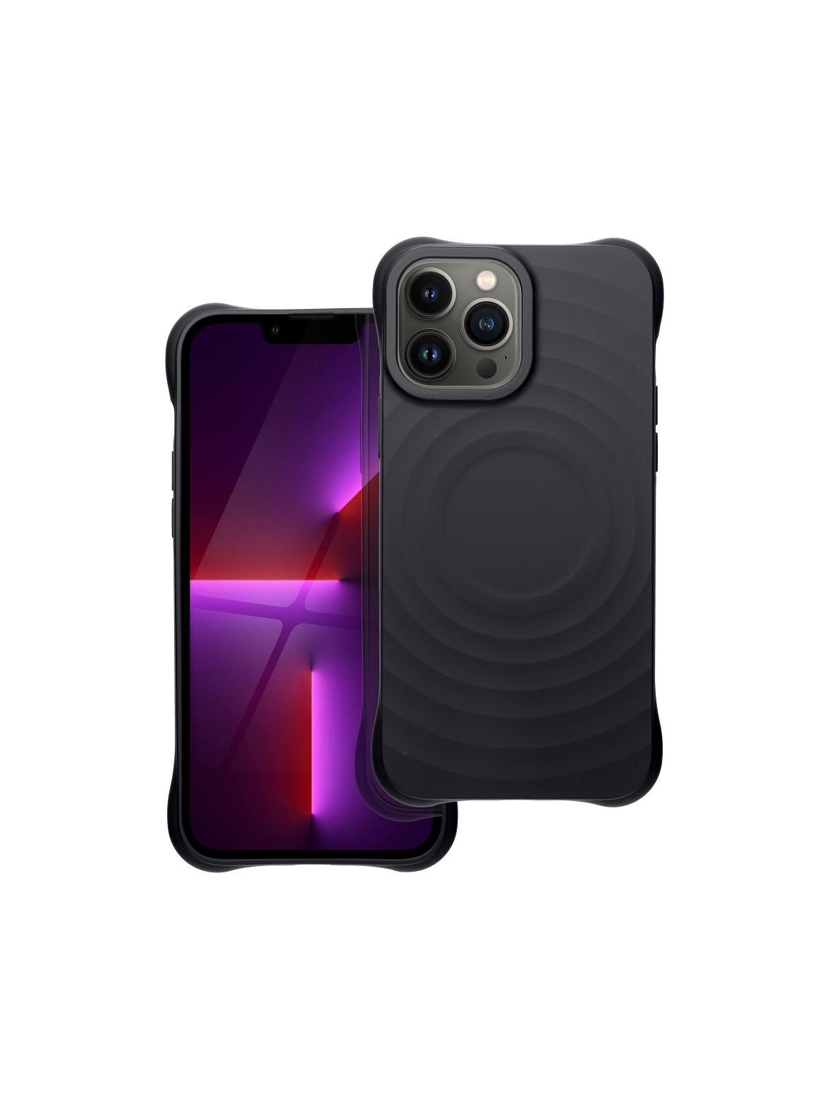 Silicone Zephyr Mag Cover kompatybilny z MagSafe do IPHONE 13 PRO MAX czarny