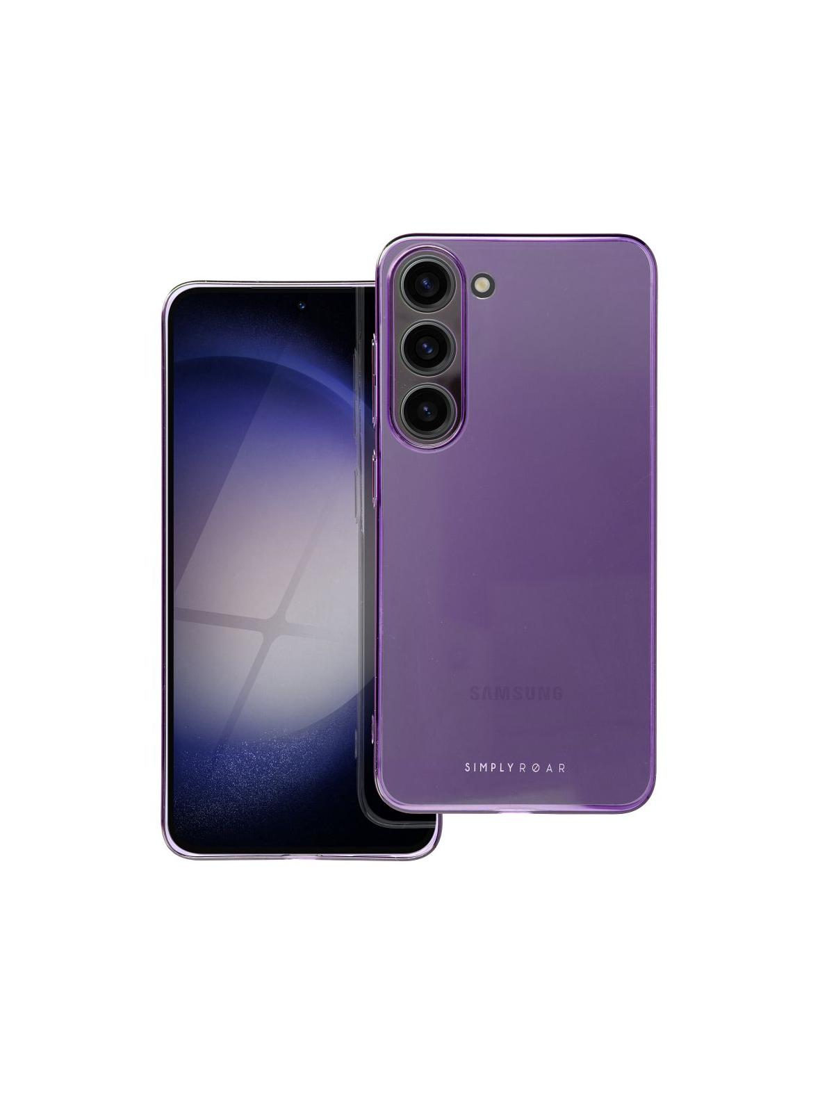 ROAR futerał PURE SIMPLE FIT do SAMSUNG S24 / S25 Fioletowy