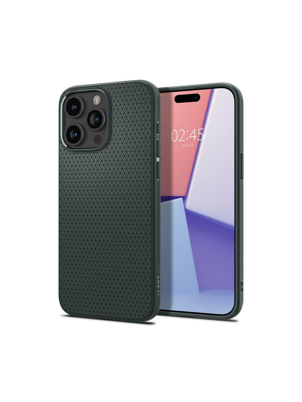 SPIGEN futerał LIQUID AIR do IPHONE 15 Pro Max abyss green