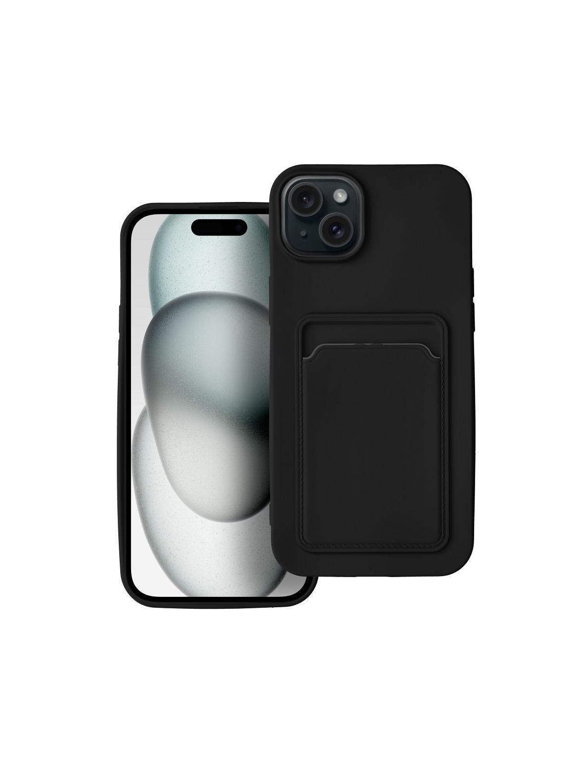 Futerał CARD CASE do IPHONE 15 Plus czarny