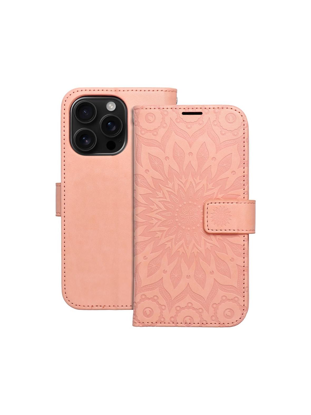 Kabura MEZZO Book do IPHONE 16 Pro mandala peach fuzz