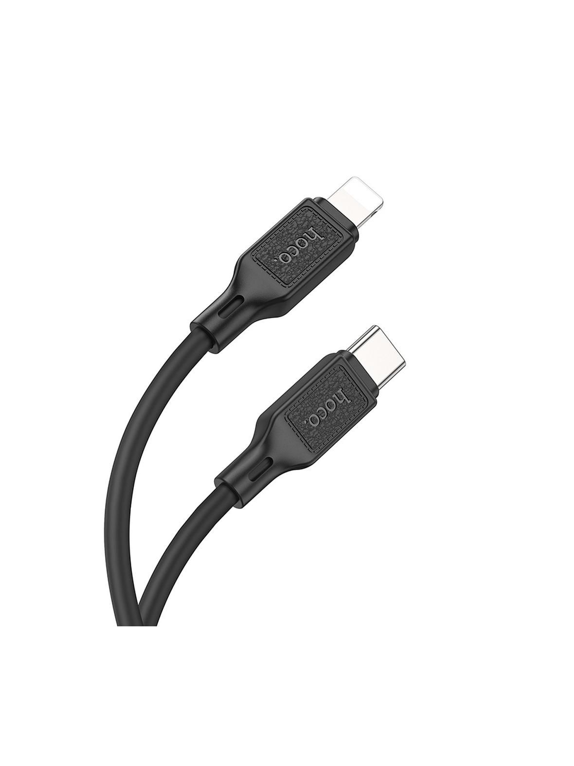Kabel USB C do Lightning Hoco PD 20W 1 m X90 czarny