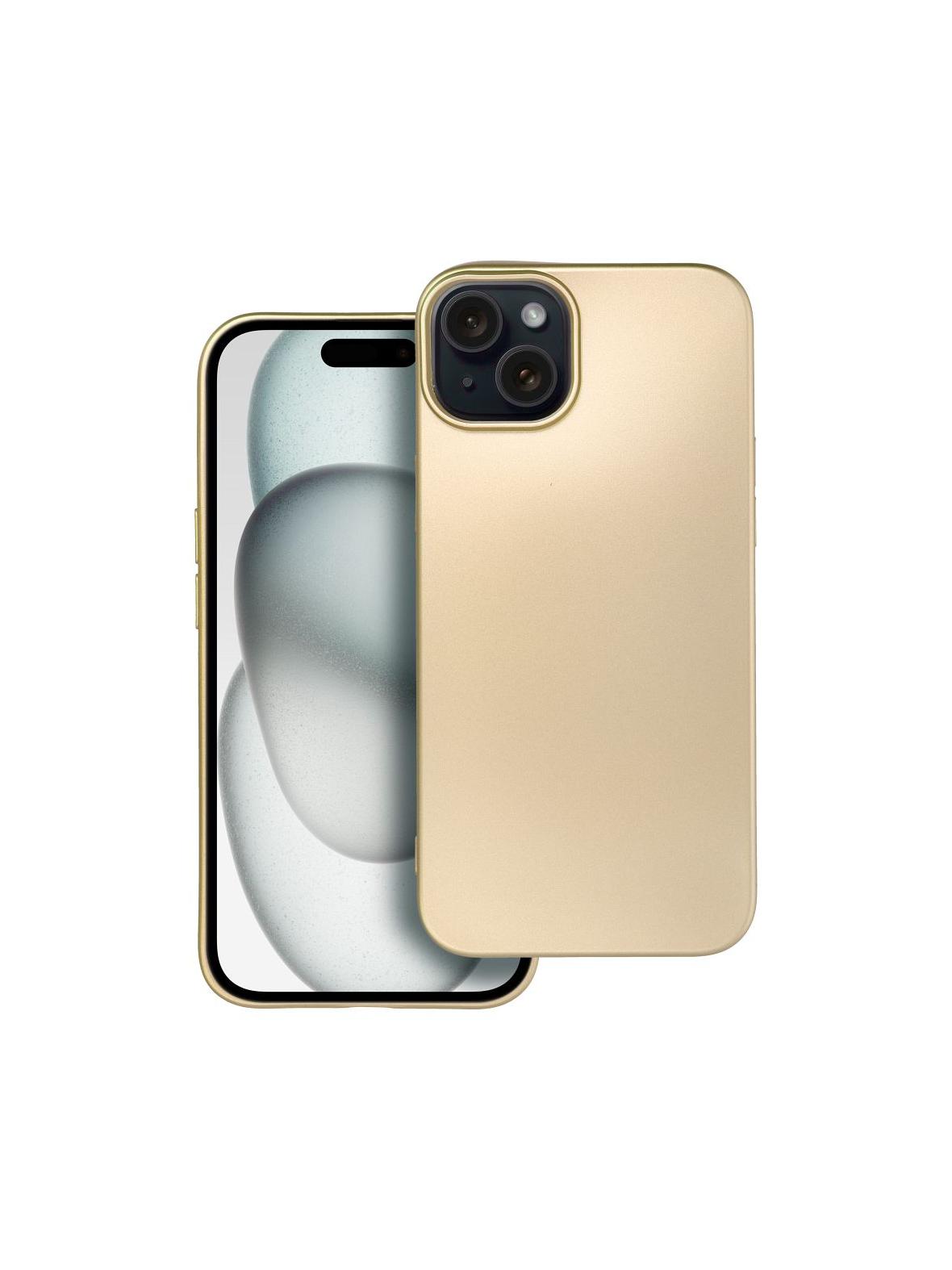 Futerał METALLIC do IPHONE 15 Plus złoty