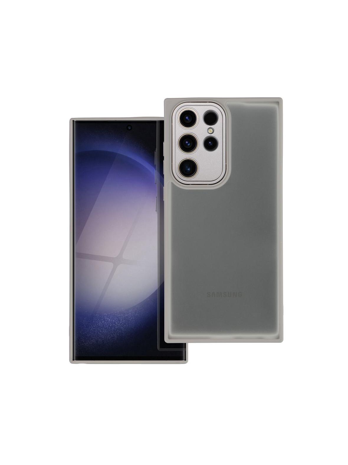 Futerał VARIETE do SAMSUNG S22 Ultra stalowy