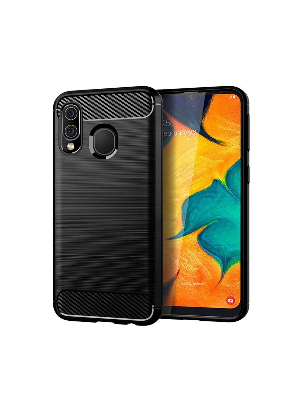 Futerał CARBON do SAMSUNG A40 czarny