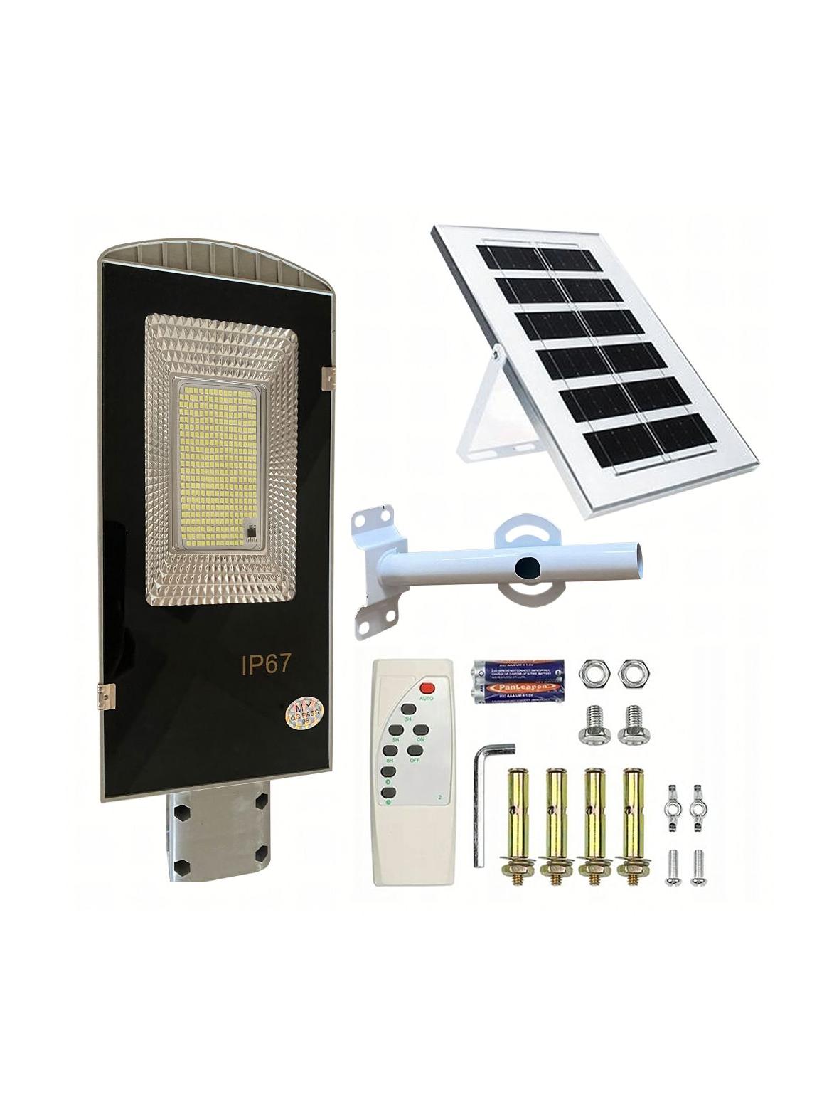 Lampa solarna ogrodowa / uliczna na słup 100W 129 LED RC-K-1328