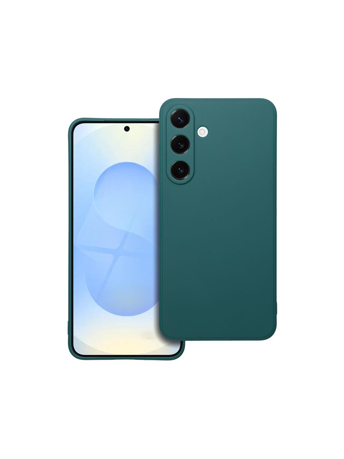 Futerał MATT do SAMSUNG S25 Plus ciemnozielony