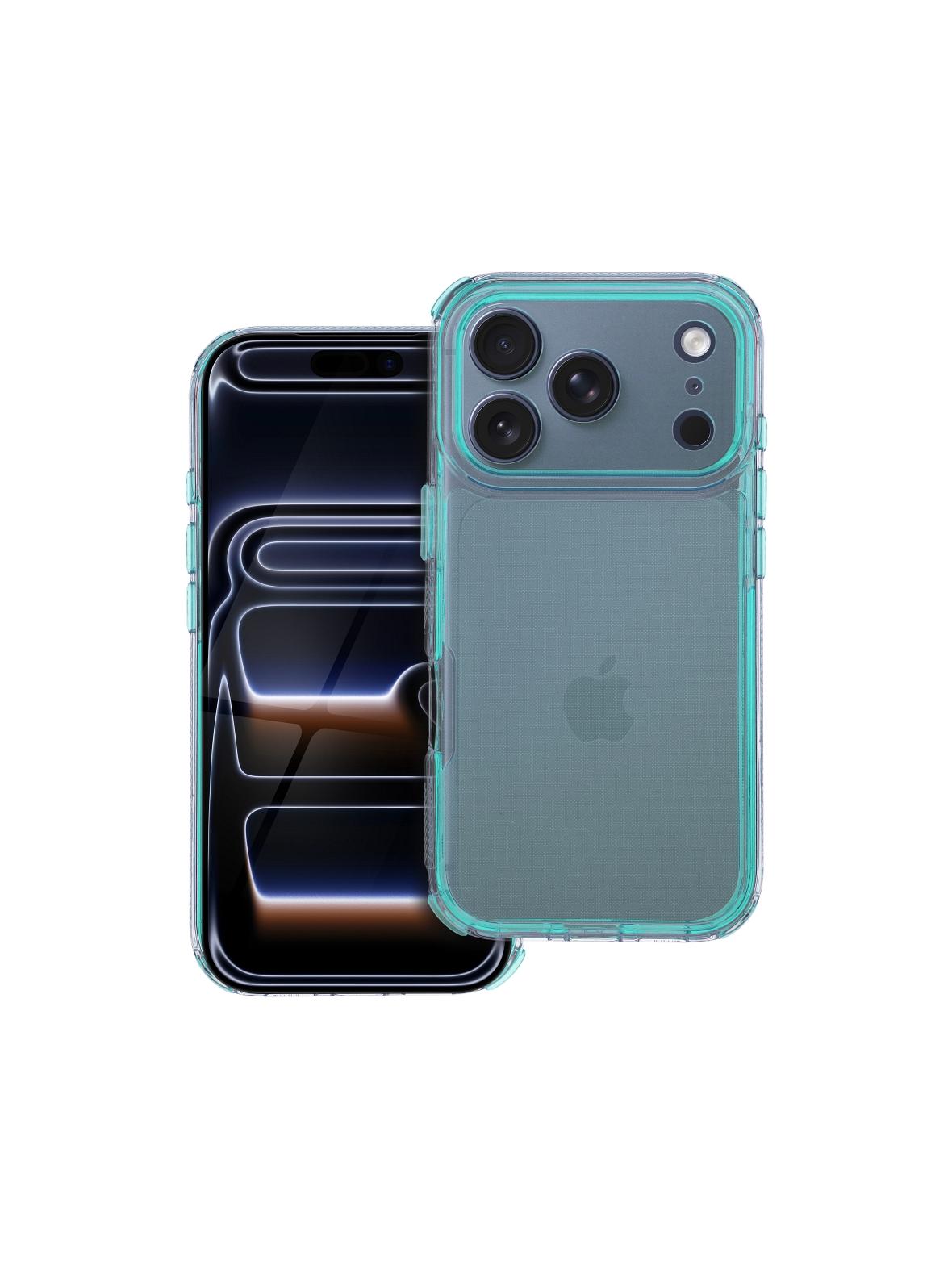 Futerał MATRIX CLEAR do IPHONE 17 Pro miętowy