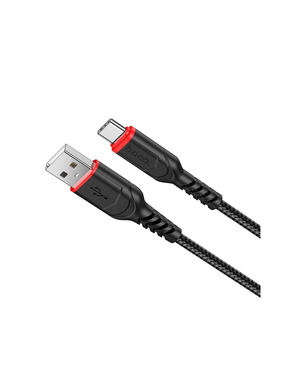 Kabel USB A do USB C Hoco QC 3A 1 m X59 czarny