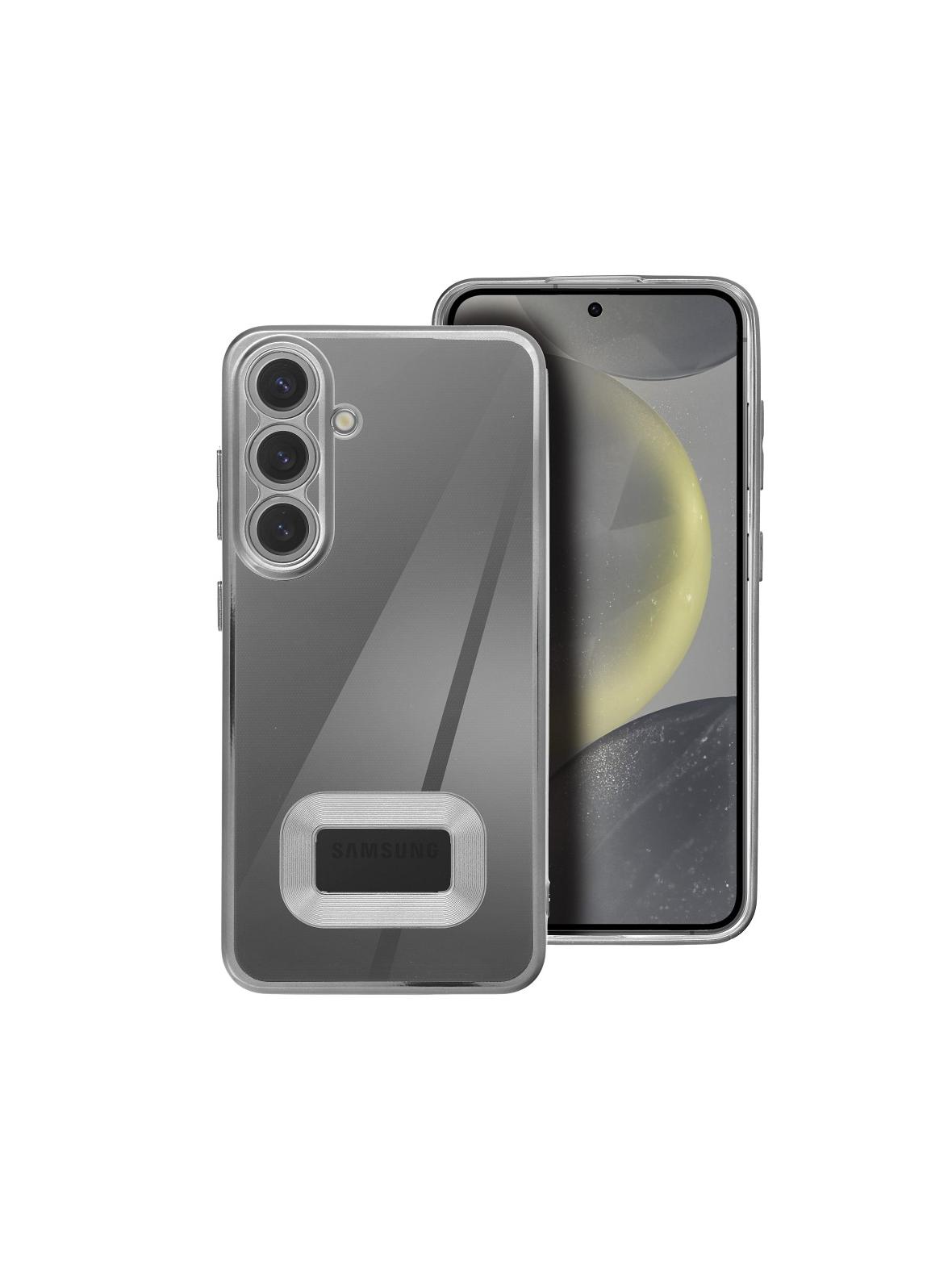 Futerał GLAM do SAMSUNG A15 5G / A15 4G srebrny